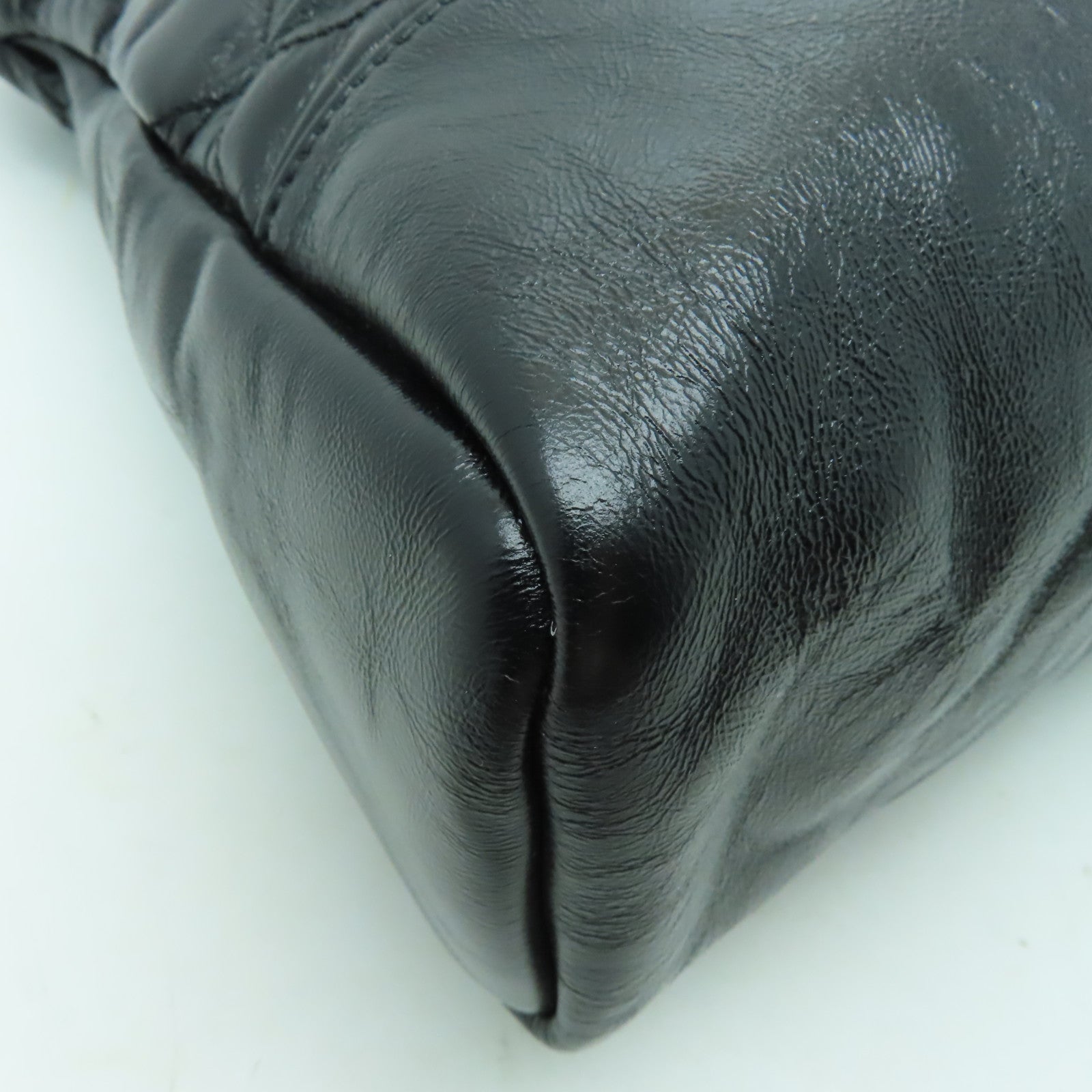 CHANEL 【激減優惠】菱格羊皮皮革Shoulder Bag金扣鏈帶手挽肩背兩用袋黑色