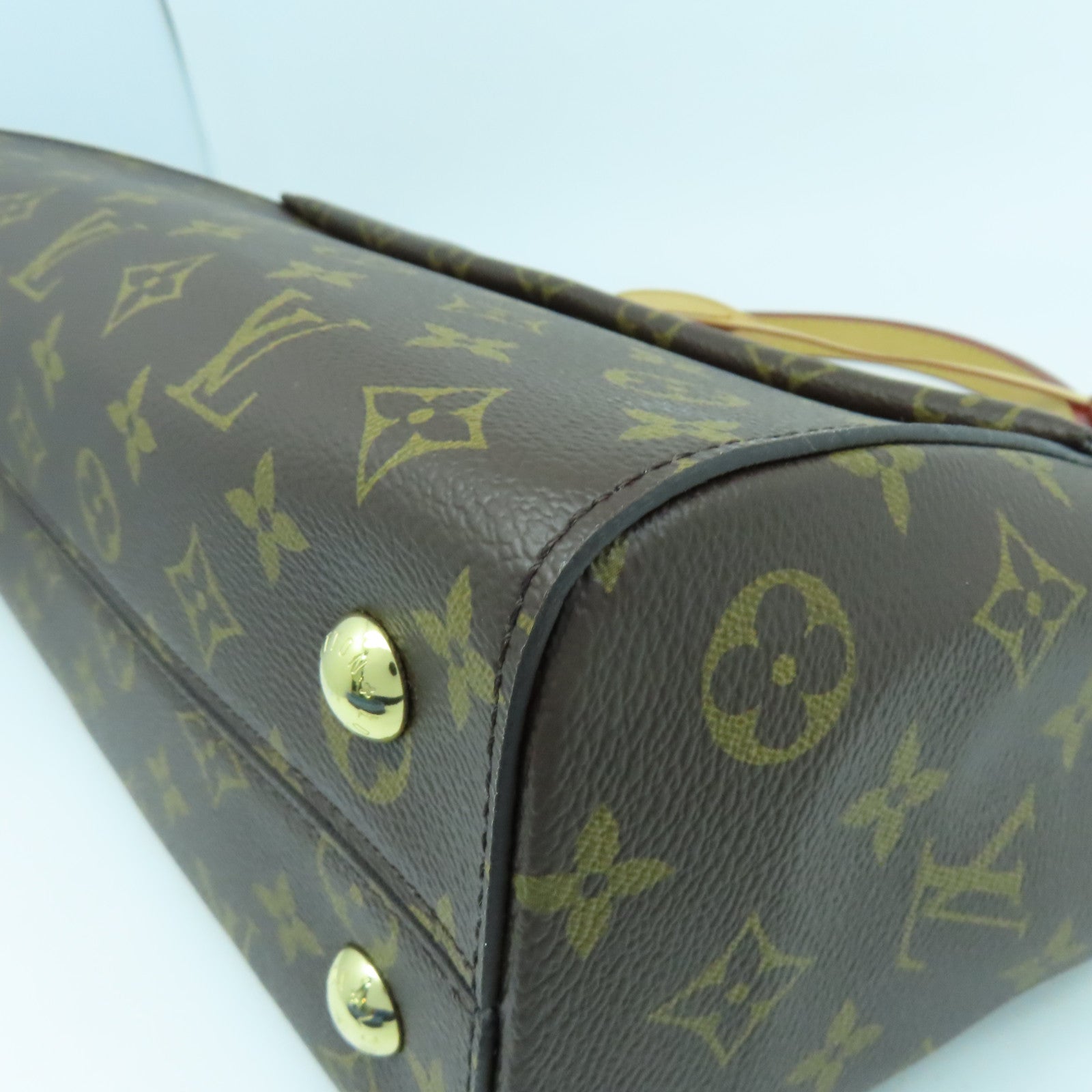 LOUIS VUITTON Monogram Cluny MM金扣手挽肩背兩用袋啡色