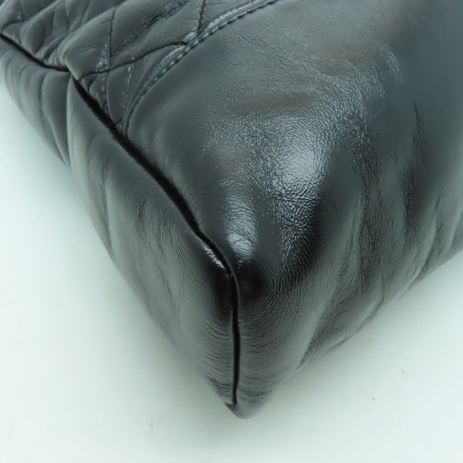 CHANEL 【激減優惠】菱格羊皮皮革Shoulder Bag金扣鏈帶手挽肩背兩用袋黑色