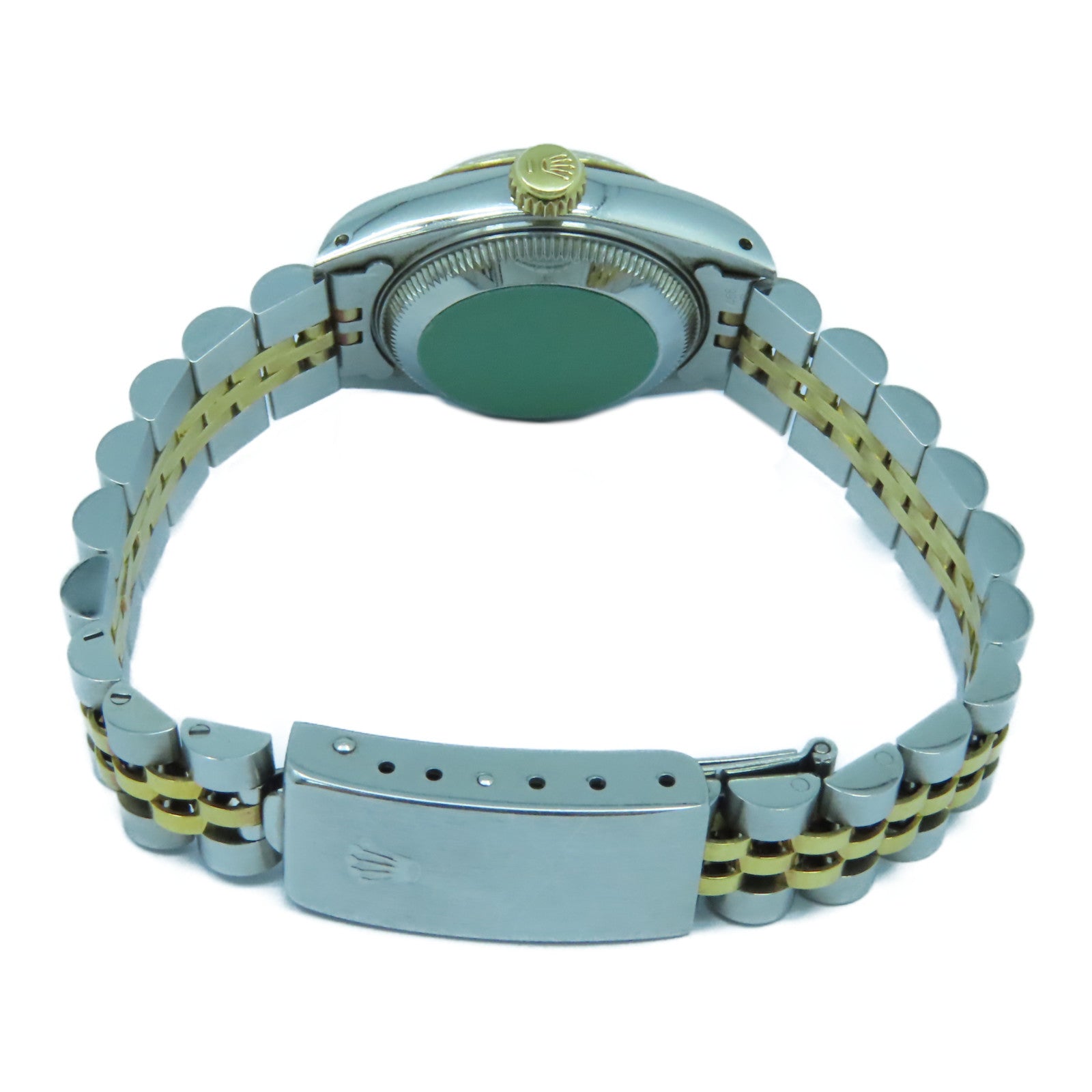 ROLEX 18K黃金Datejust不鏽鋼手錶自動機芯金色