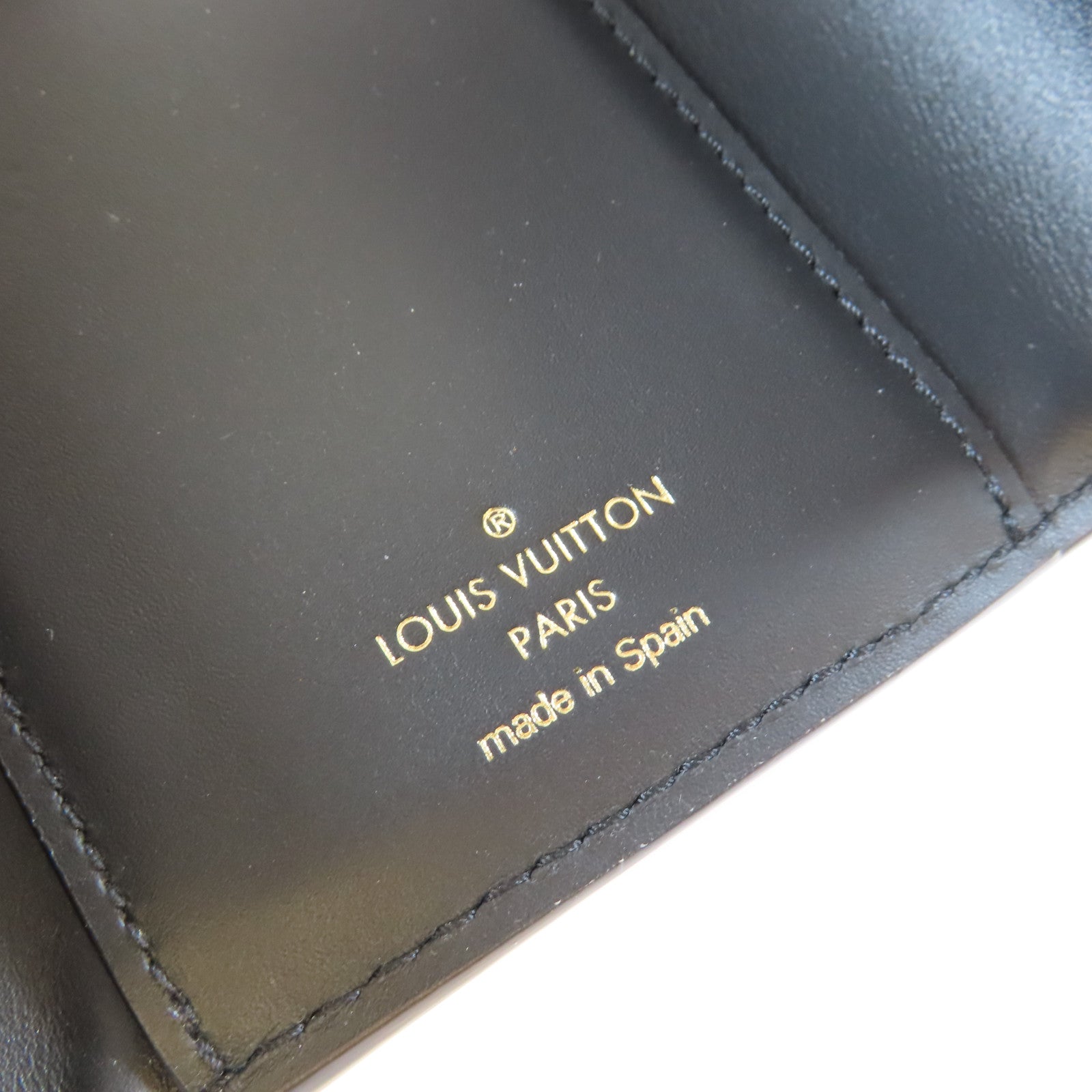 LOUIS VUITTON Monogram Reverse Dauphine金扣錢包啡色