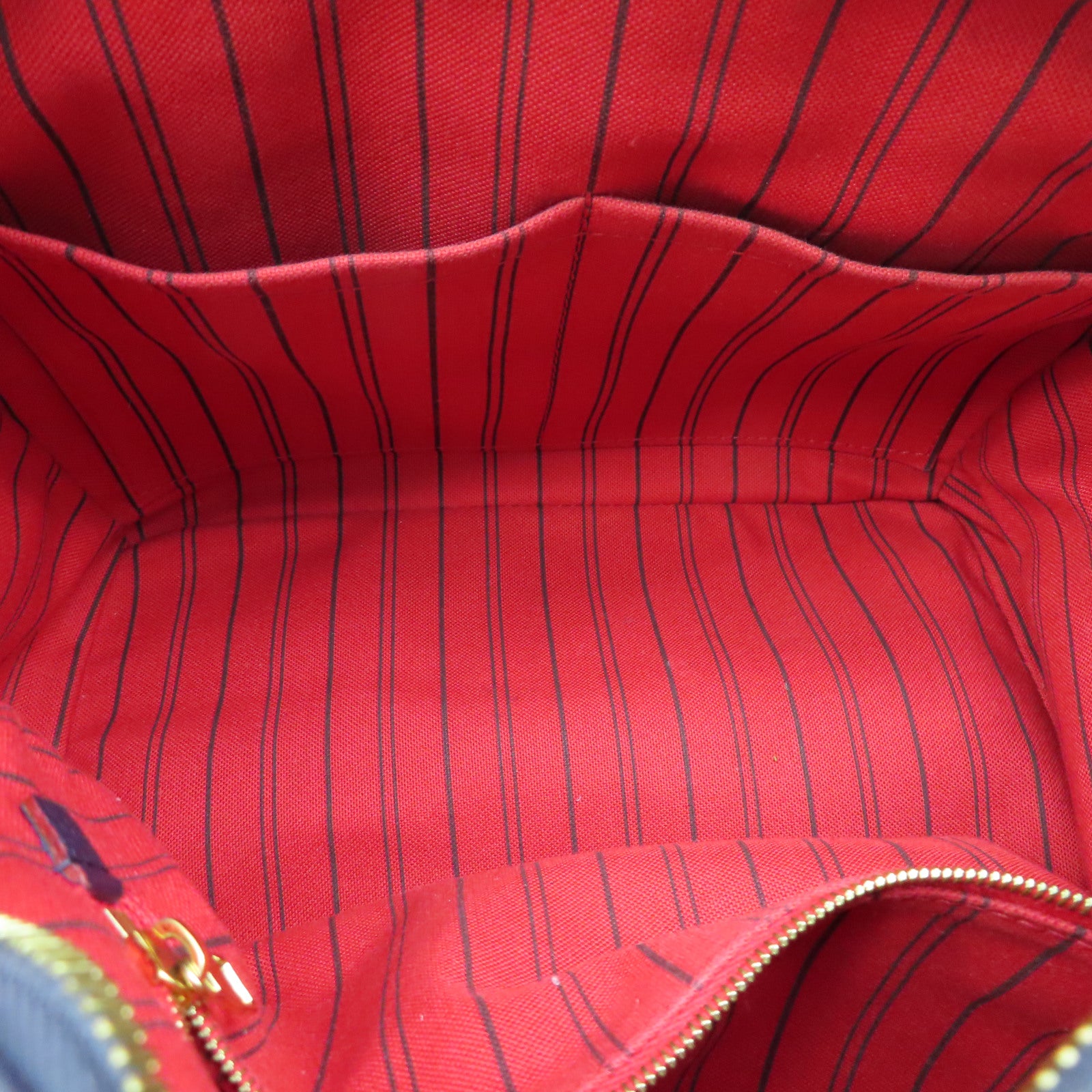 LOUIS VUITTON Monogram Empreient Speedy 25 Bandouliere金扣手挽袋藍色