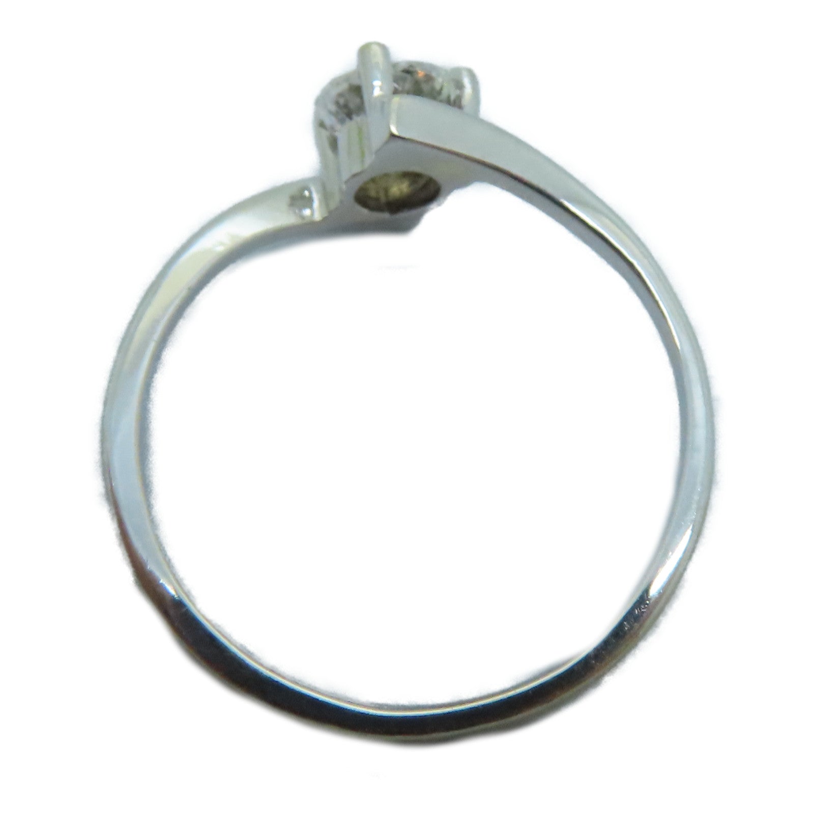 JEWELRY 18K白金Diamond Ring 0.18ct鑽石戒指US#5.25
