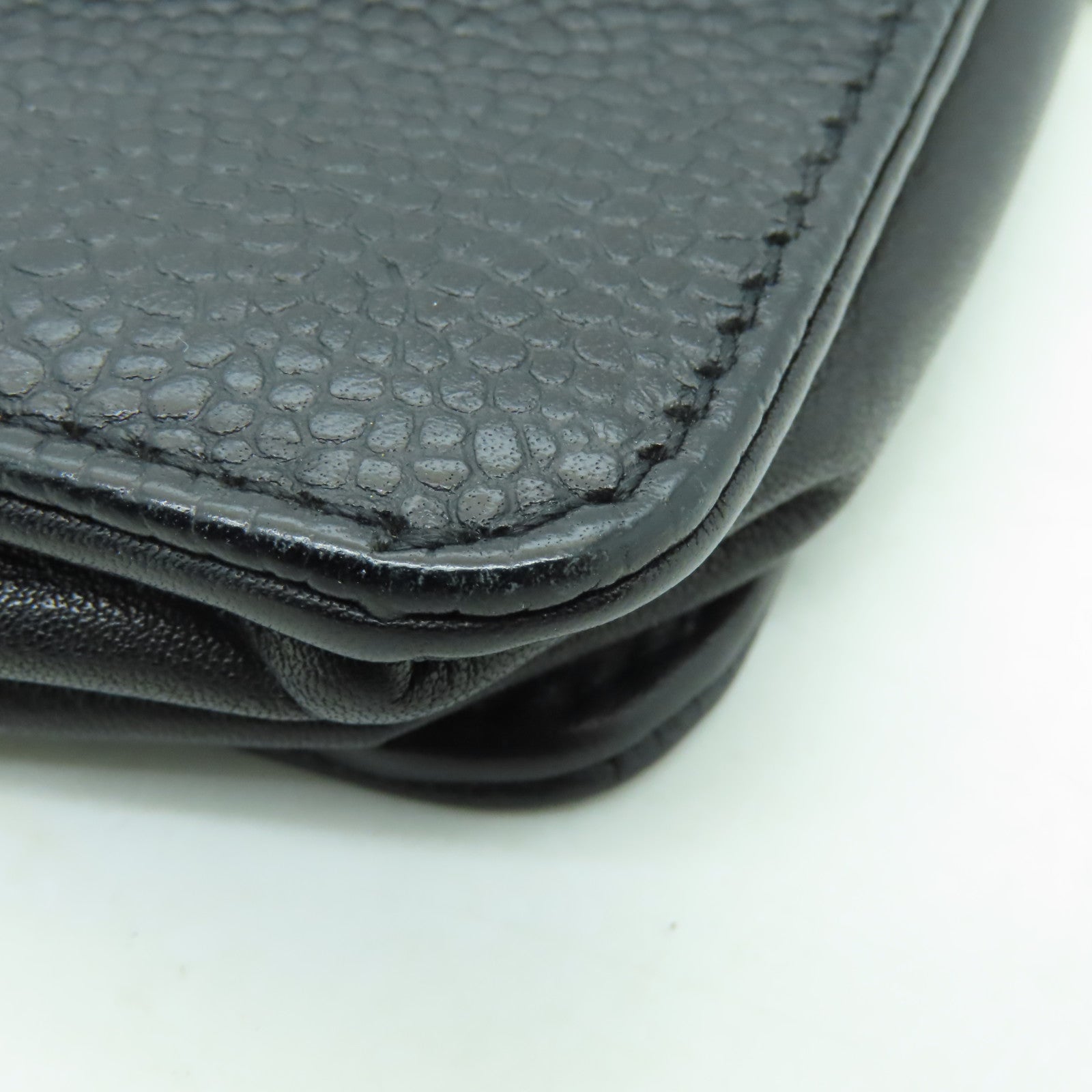 CHANEL 【激減優惠】Caviar皮革WOC Shoulder Bag金扣鏈帶肩背袋黒色