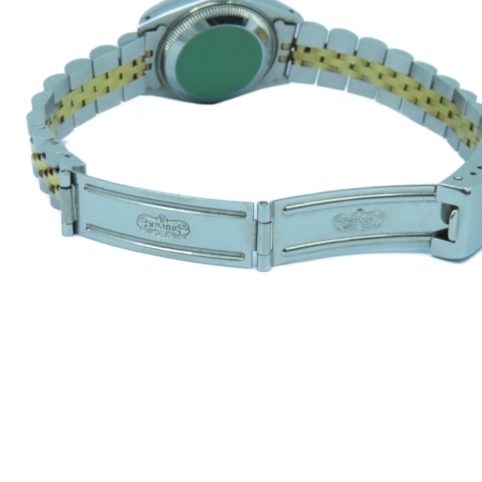 ROLEX 18K黃金Datejust不鏽鋼手錶自動機芯金色