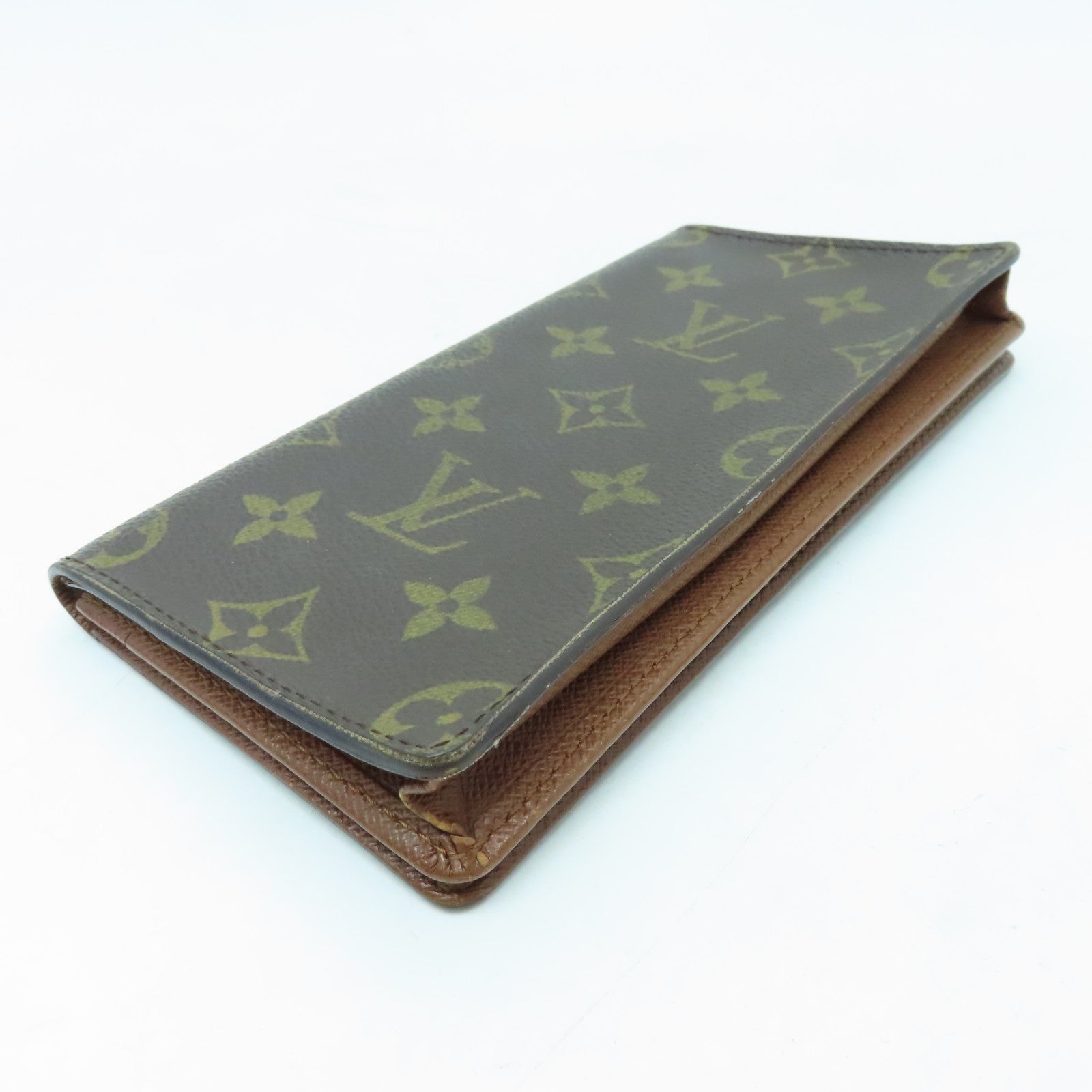 LOUIS VUITTON Monogram Long Wallet long wallet brown