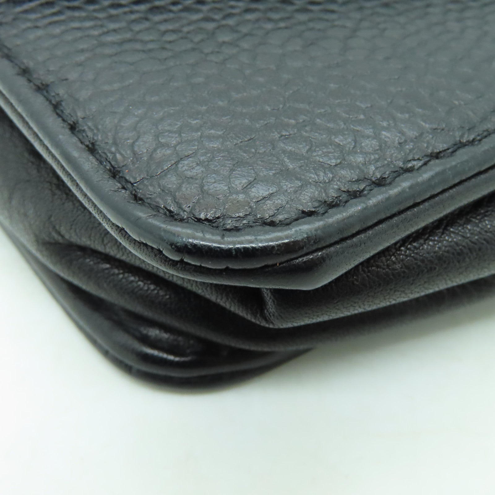 CHANEL 【激減優惠】Caviar皮革WOC Shoulder Bag金扣鏈帶肩背袋黒色
