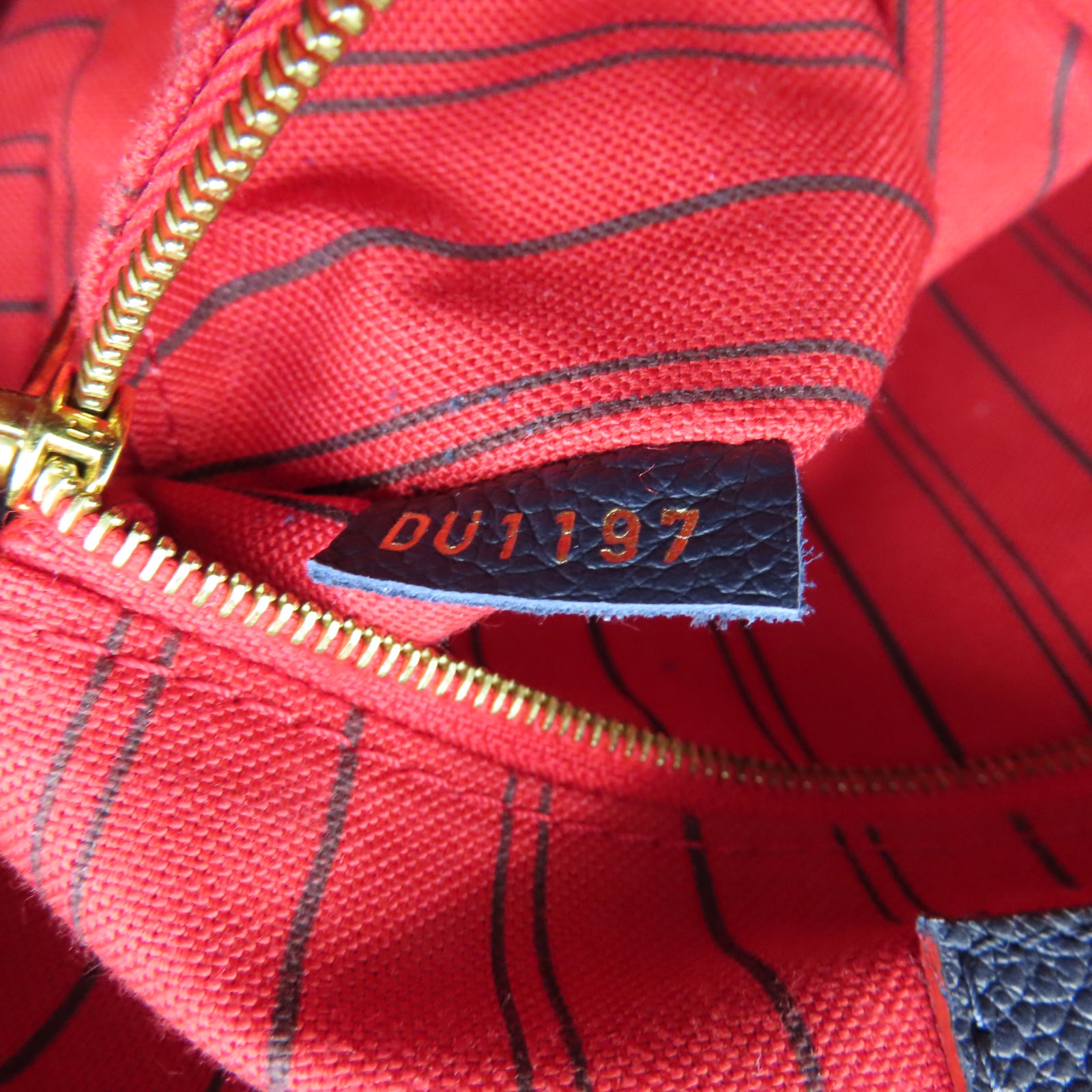LOUIS VUITTON Monogram Empreient Speedy 25 Bandouliere金扣手挽袋藍色