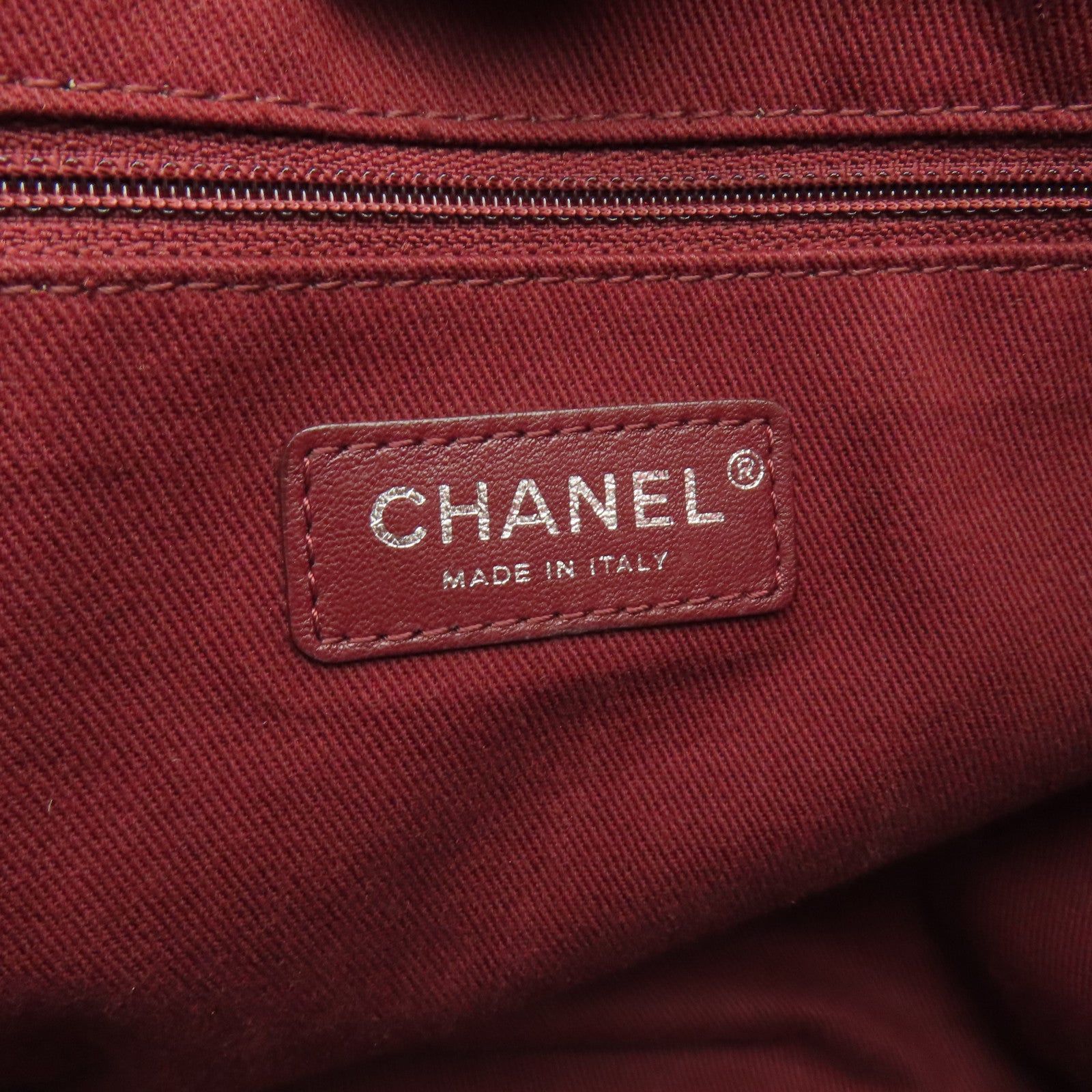 CHANEL 帆布Deauville Chain MM銀扣鏈帶肩背袋粉紅色