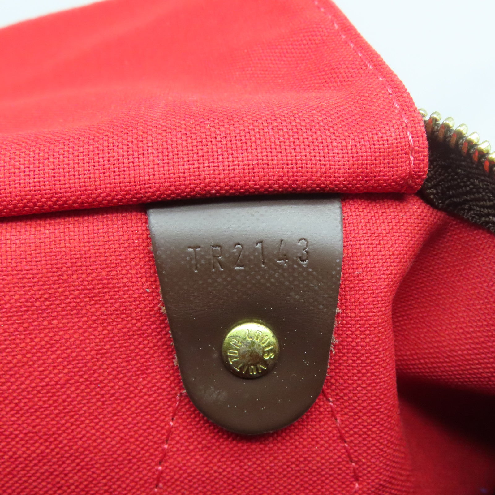 LOUIS VUITTON Damier Ebene Speedy 30金扣手挽袋啡色