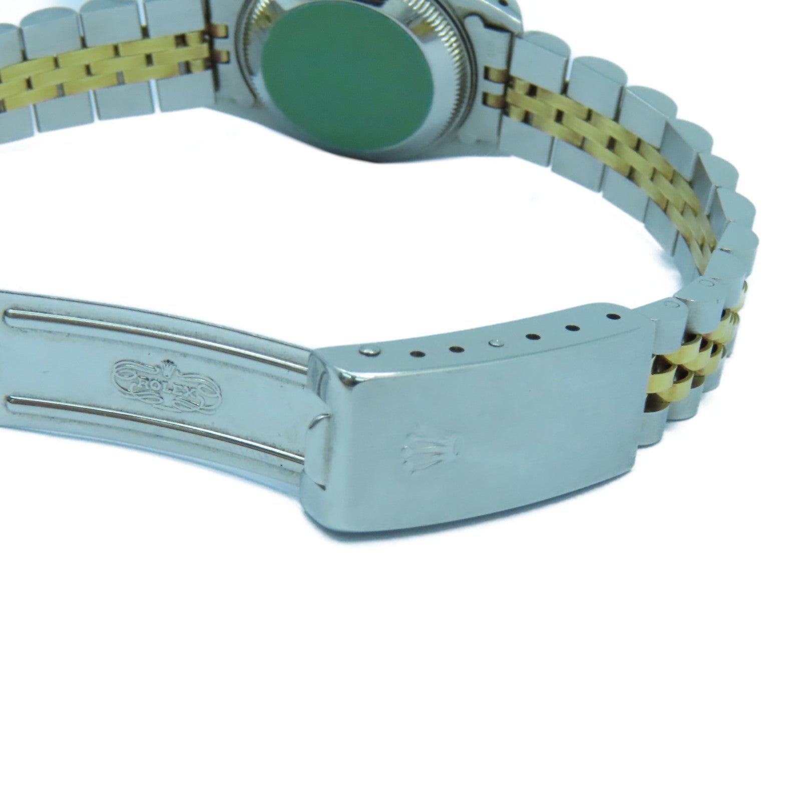 ROLEX 18K黃金Datejust不鏽鋼手錶自動機芯金色