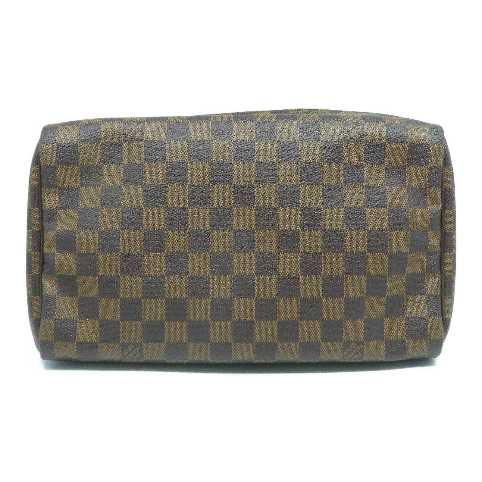 LOUIS VUITTON Damier Ebene Speedy 30金扣手挽袋啡色