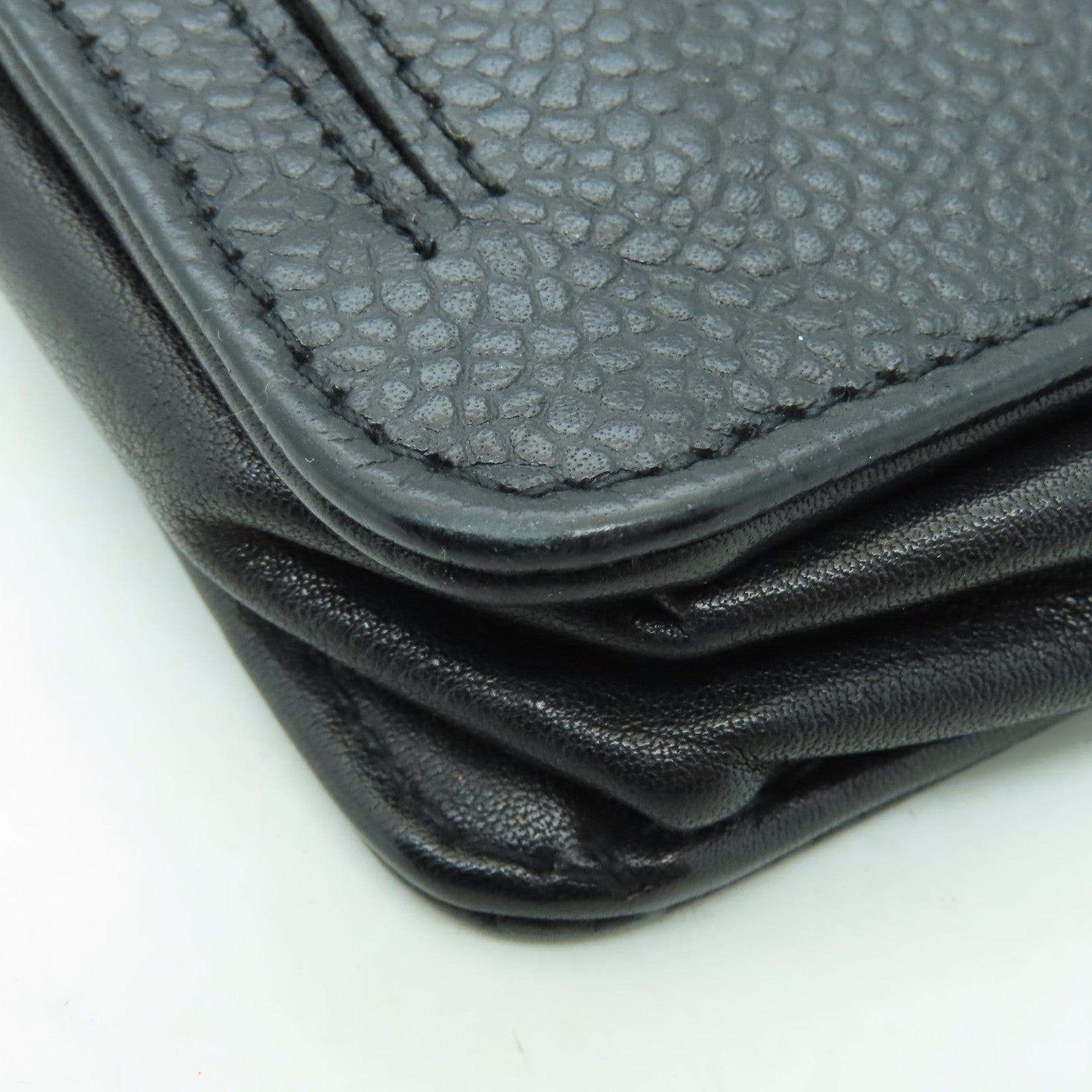 CHANEL 【激減優惠】Caviar皮革WOC Shoulder Bag金扣鏈帶肩背袋黒色