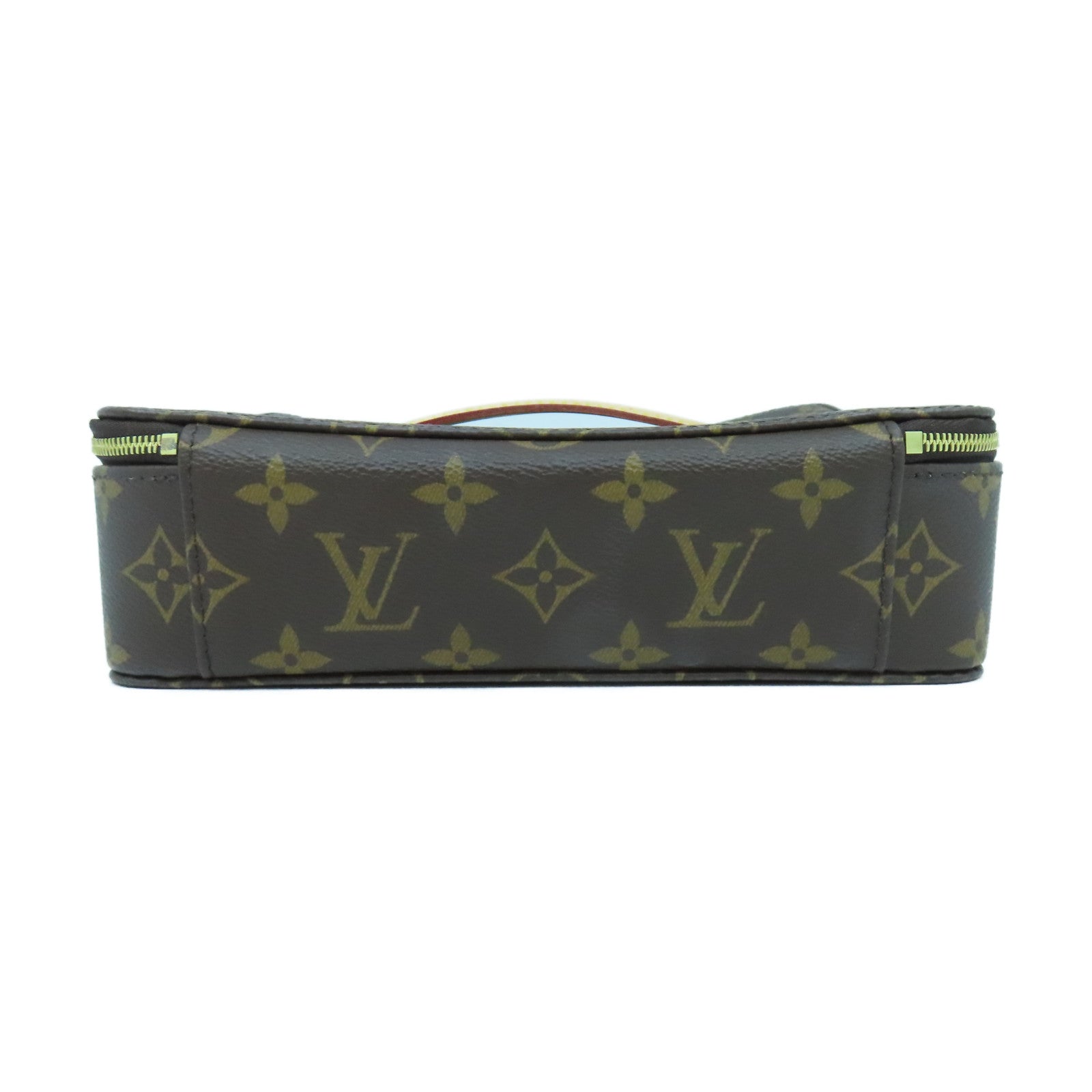 LOUIS VUITTON Monogram Nice Jewelry Case金扣首飾袋啡色