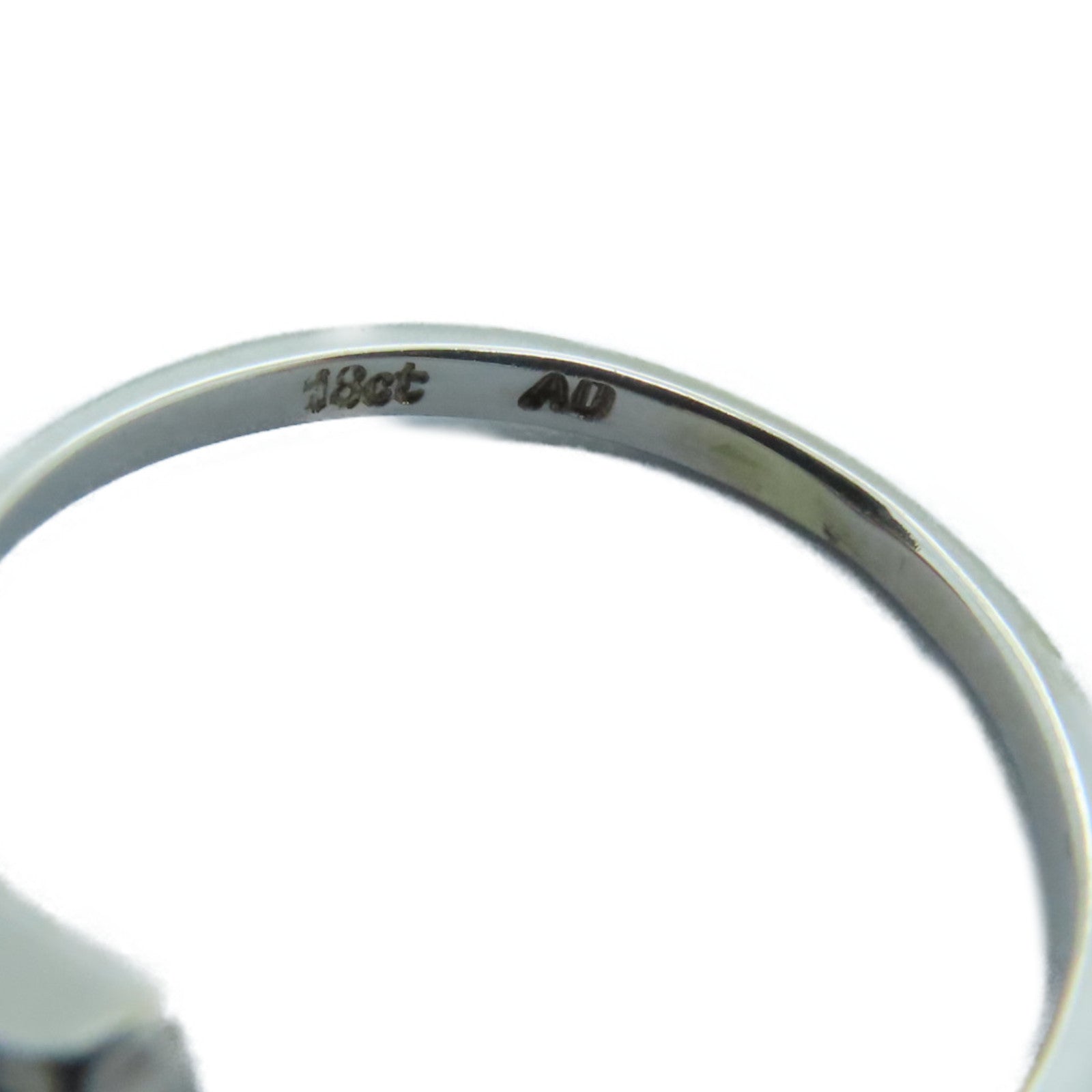 JEWELRY 18K白金Diamond Ring 0.18ct鑽石戒指US#5.25