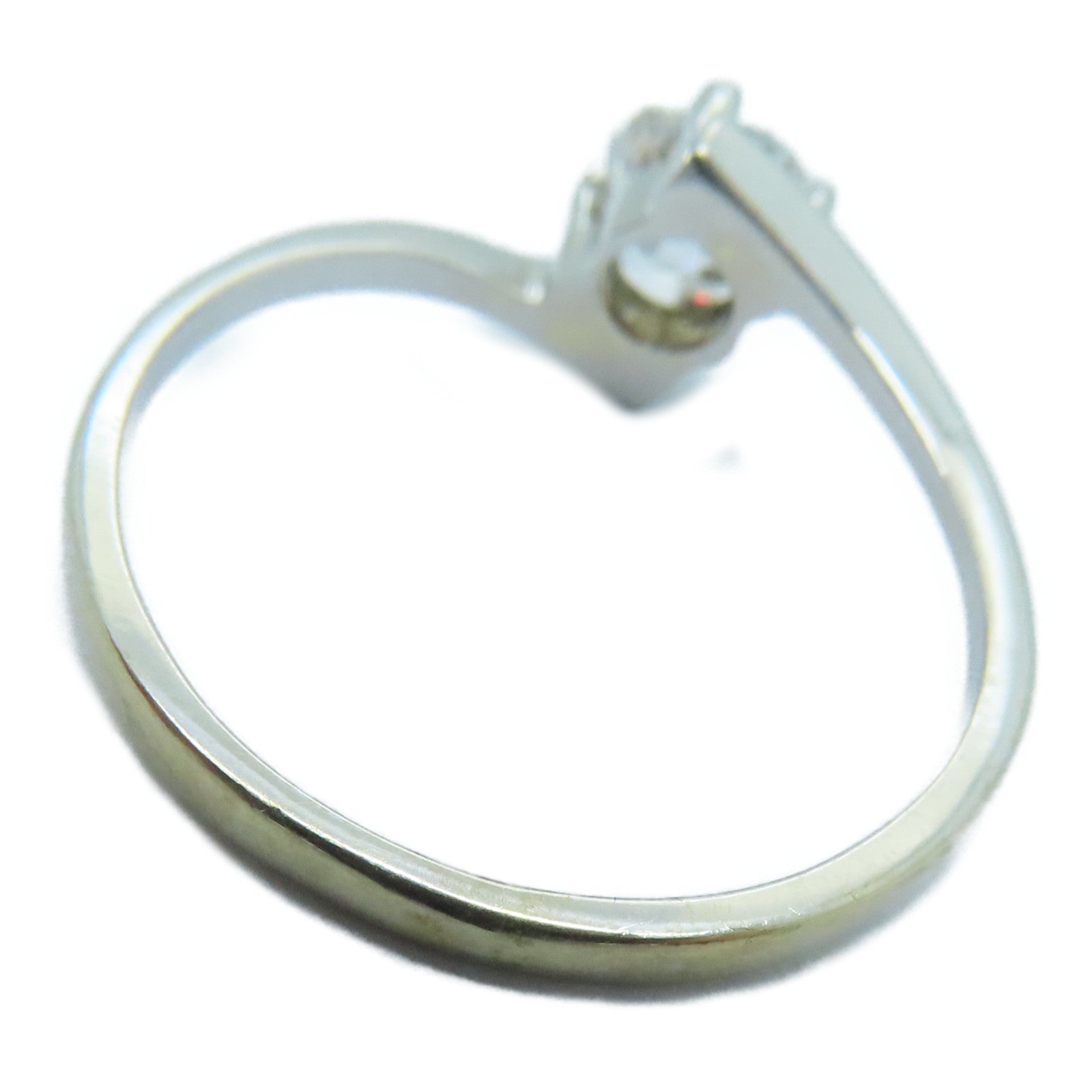 JEWELRY 18K白金Diamond Ring 0.18ct鑽石戒指US#5.25