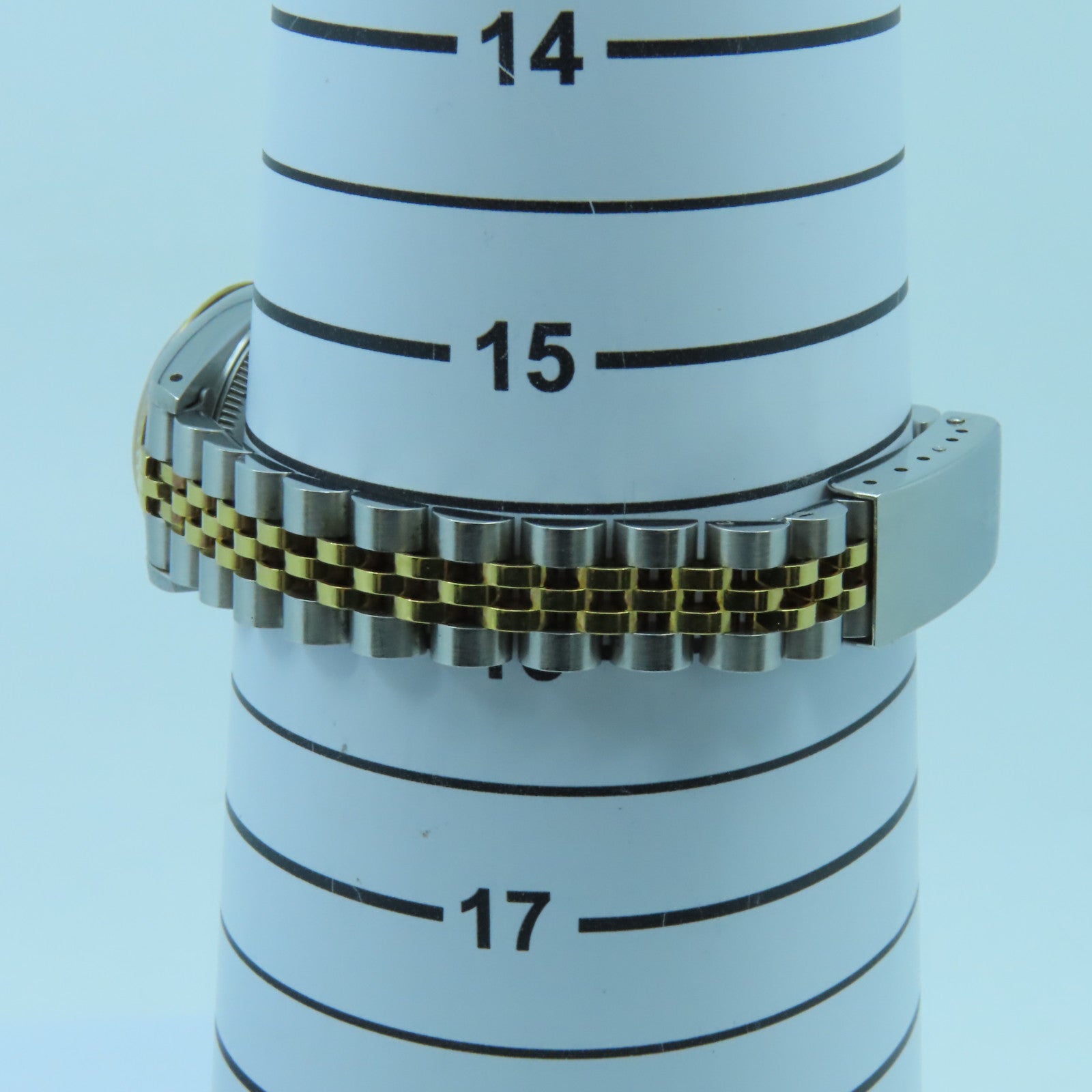 ROLEX 18K黃金Datejust不鏽鋼手錶自動機芯金色