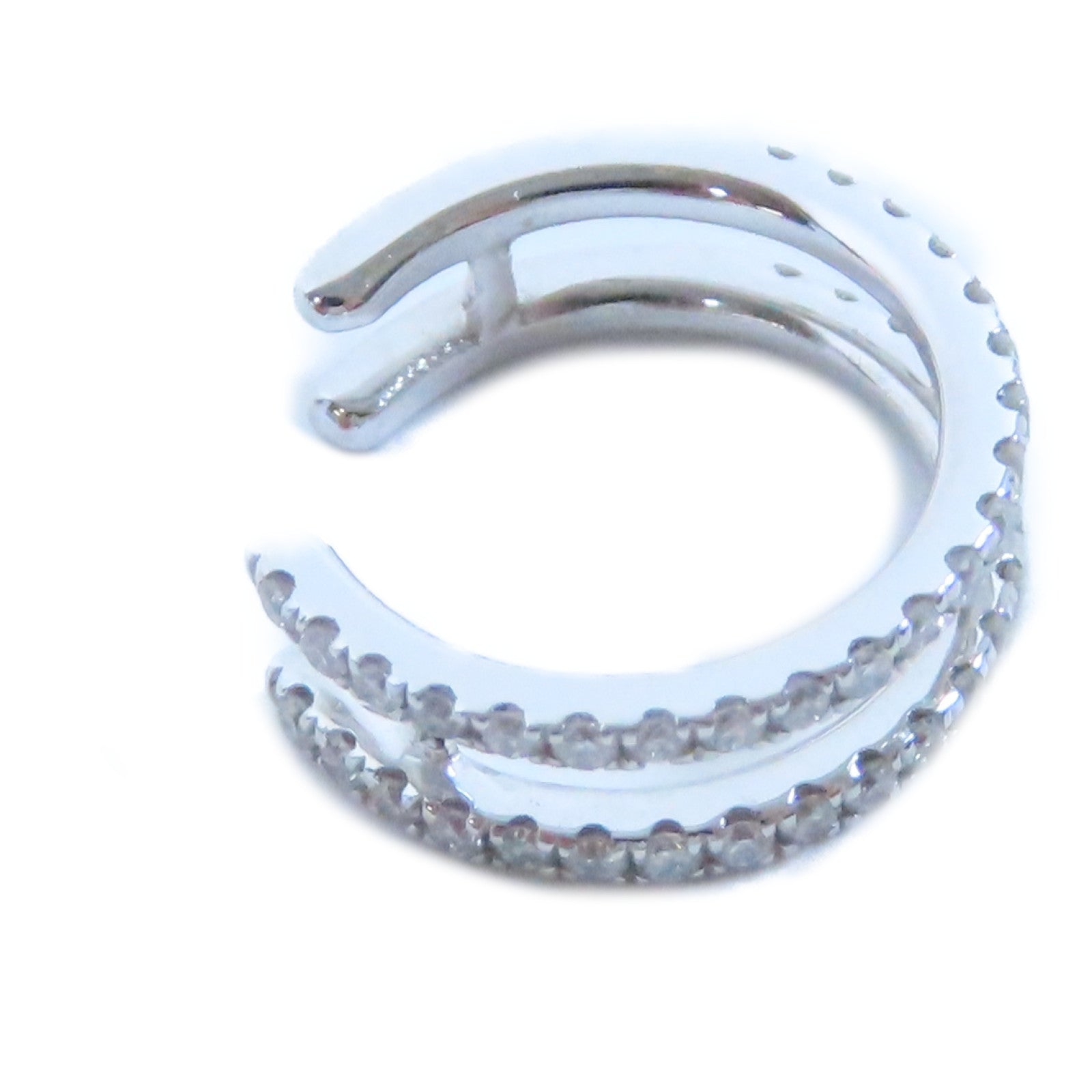 JEWELRY 18K白金Diamond Earrings 0.12ct鑽石耳環