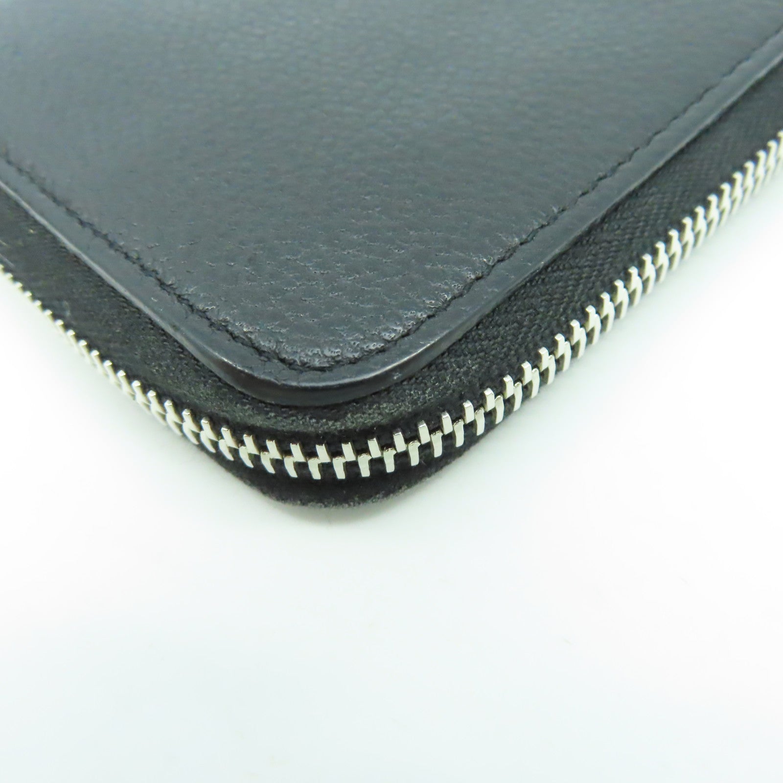 SAINT LAURENT 牛皮皮革Long Wallet銀扣長錢包黑色