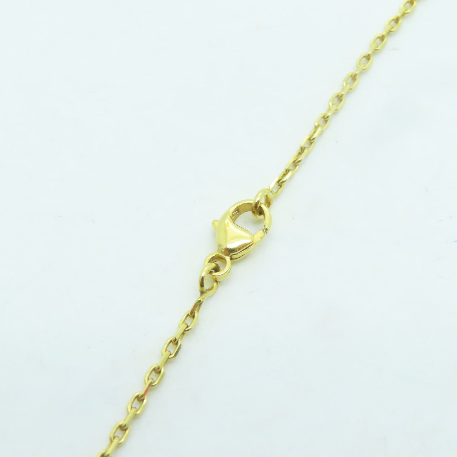HERMES 金屬/Swift皮革O'Kelly Pendant項鍊金色/啡色