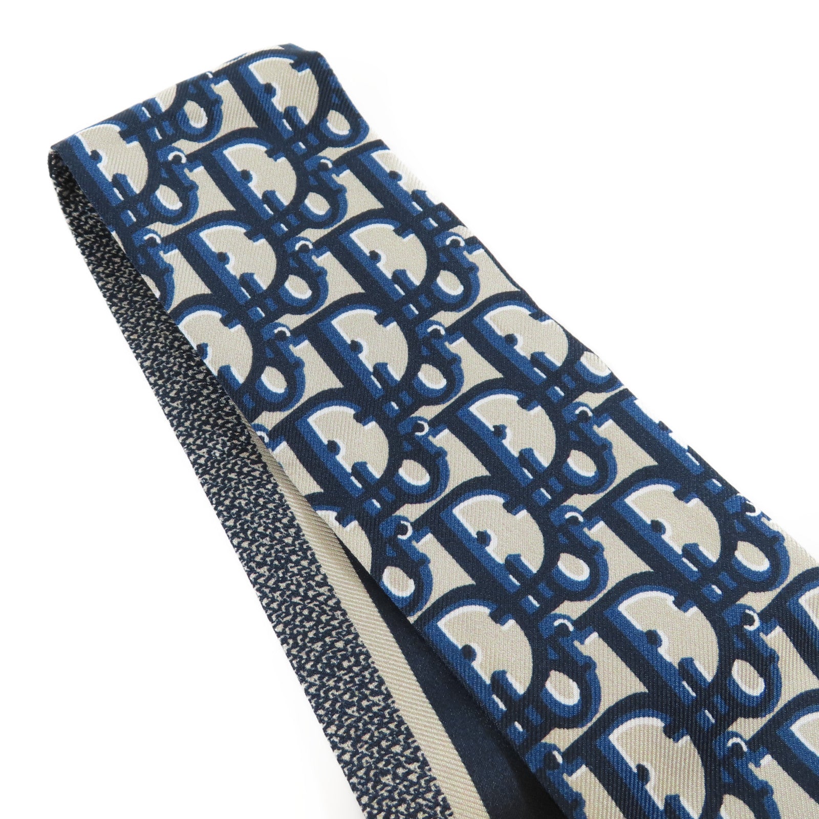 Dior 絲質Scarf圍巾藍色/米色