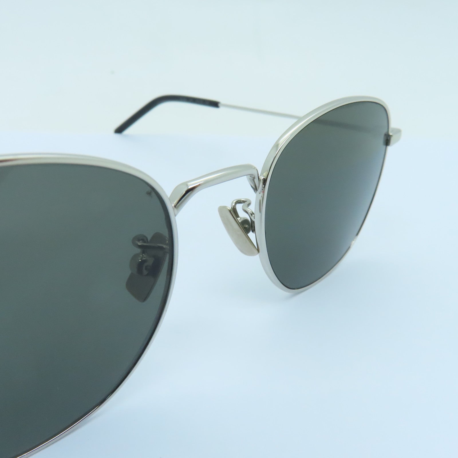 SAINT LAURENT PVC/金屬Sunglasses太陽眼鏡灰色