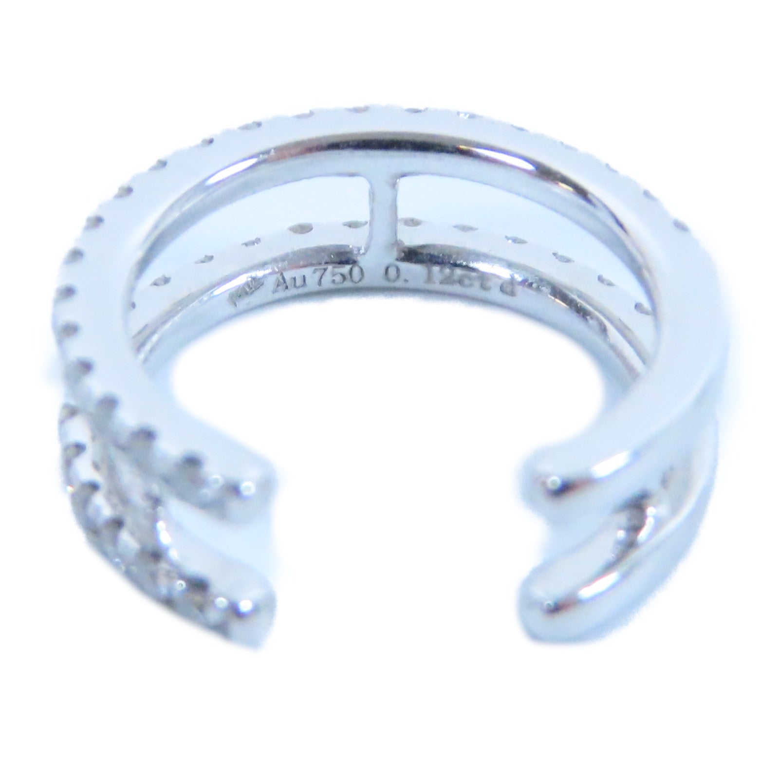 JEWELRY 18K白金Diamond Earrings 0.12ct鑽石耳環