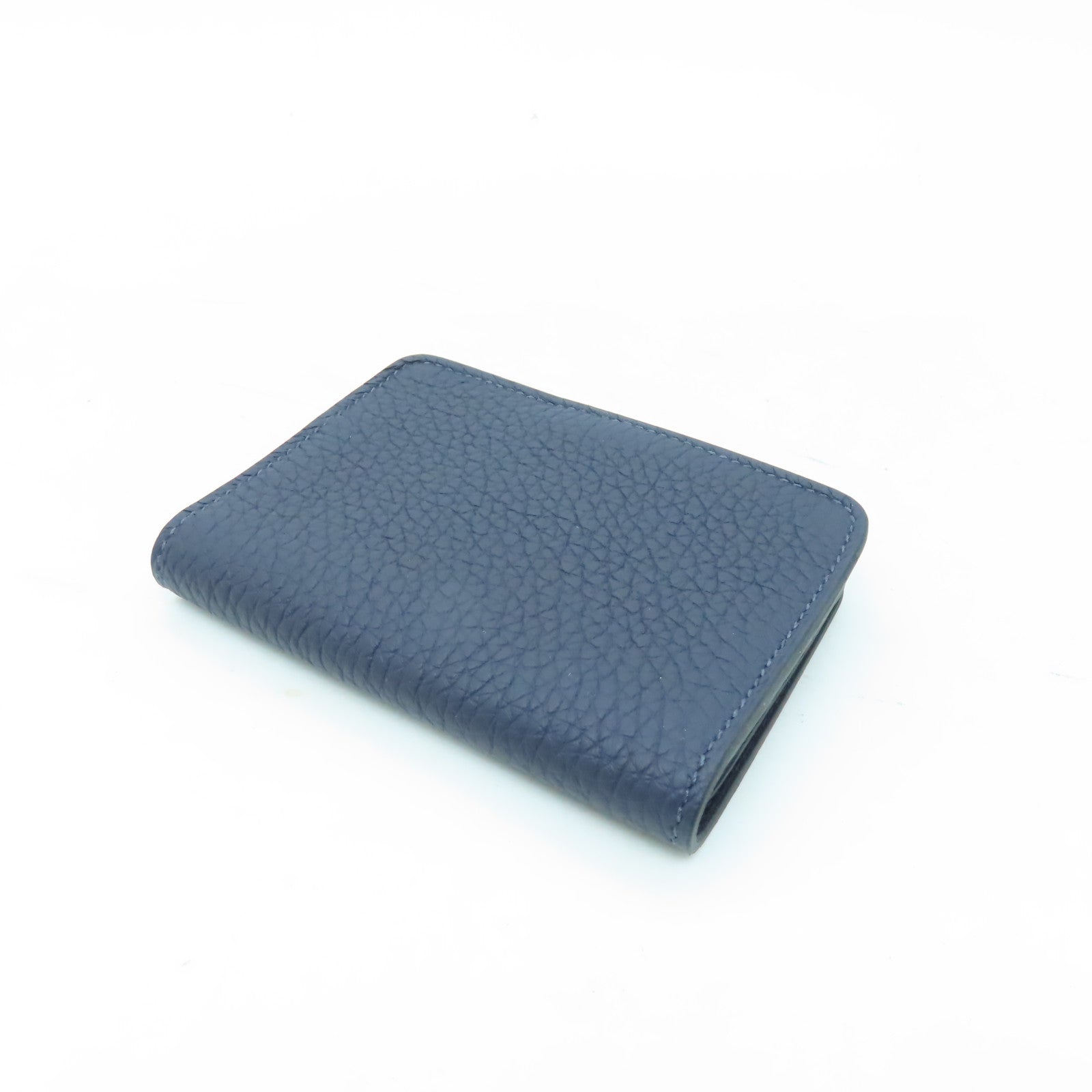 HERMES 【激減優惠】Clemence皮革Dogon Card Case銀扣卡片套