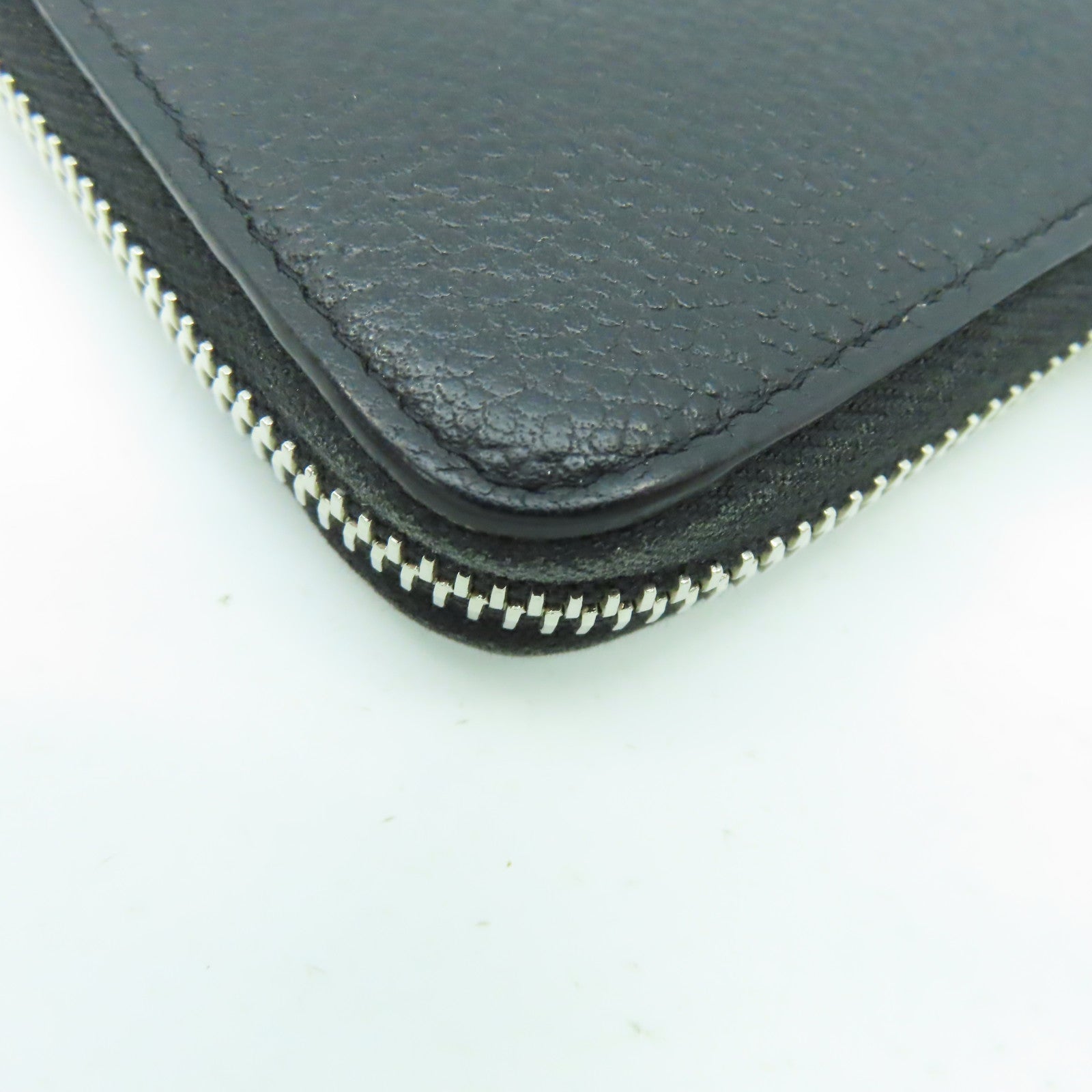 SAINT LAURENT 牛皮皮革Long Wallet銀扣長錢包黑色