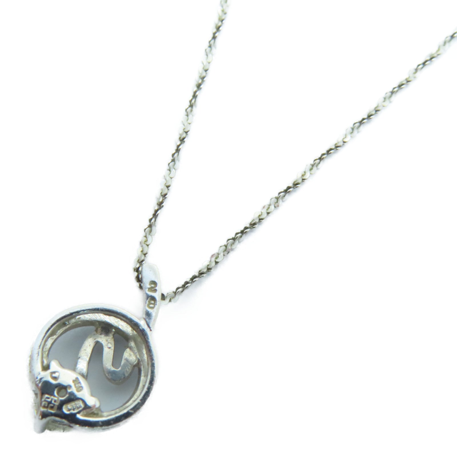 JEWELRY 【激減優惠】18K白金Diamond Necklace 0.28ct鑽石頸錬