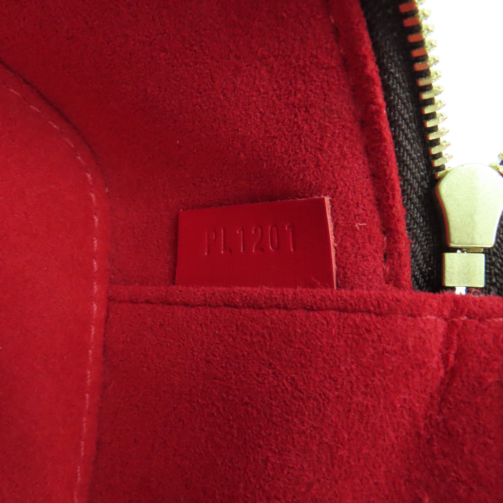 LOUIS VUITTON Monogram Nice Jewelry Case金扣首飾袋啡色