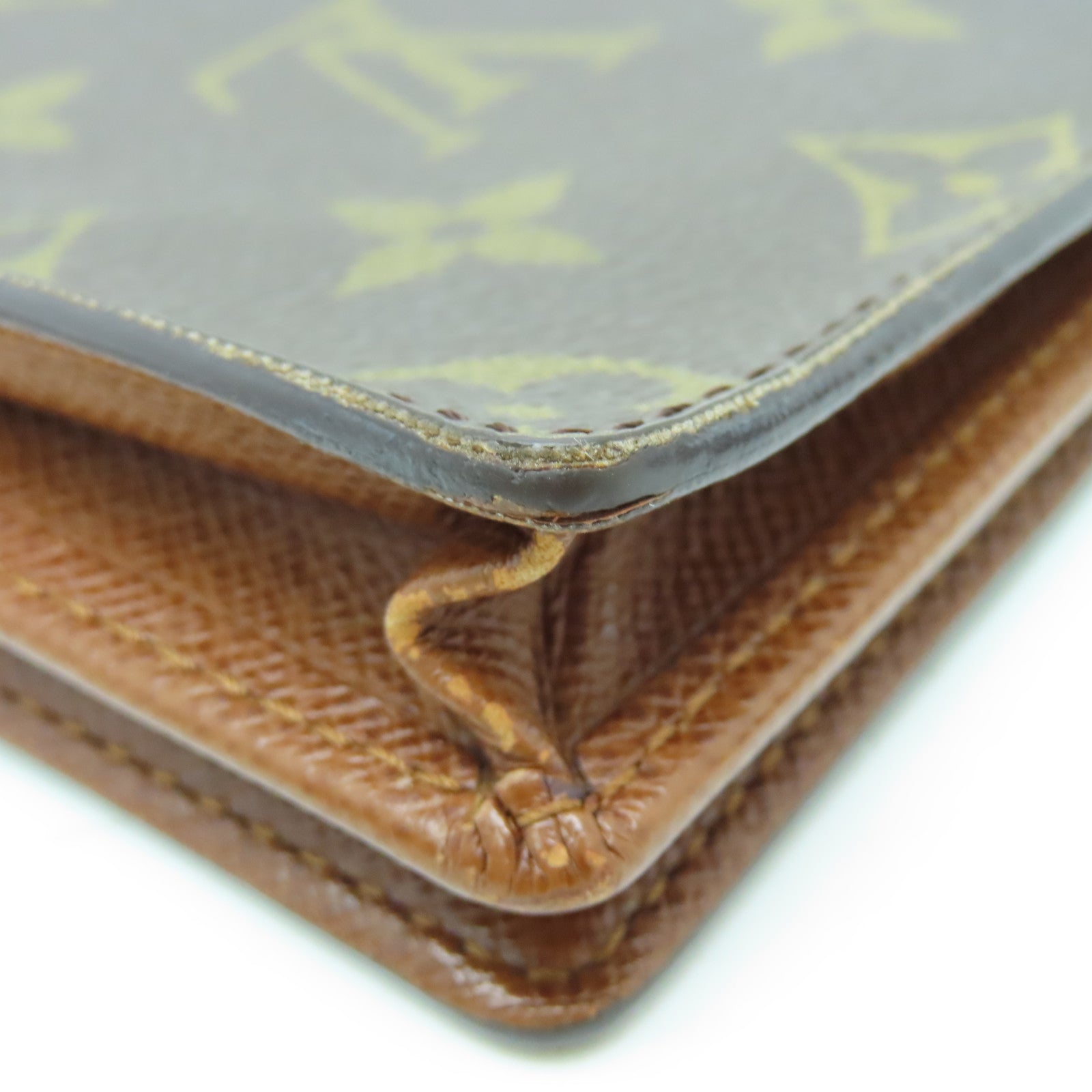 LOUIS VUITTON Monogram Long Wallet long wallet brown