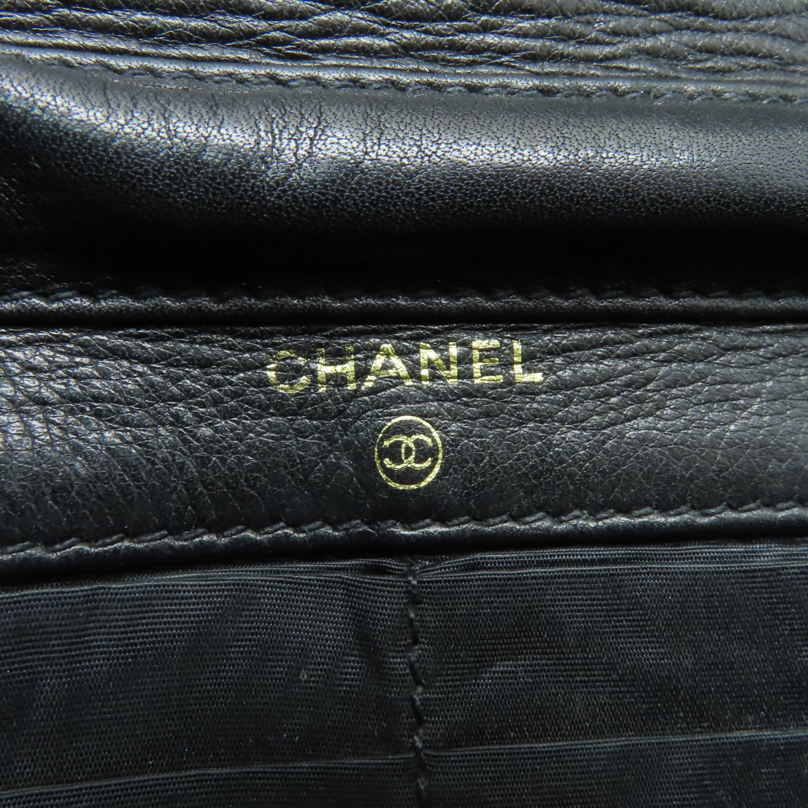 CHANEL 【激減優惠】Caviar皮革WOC Shoulder Bag金扣鏈帶肩背袋黒色
