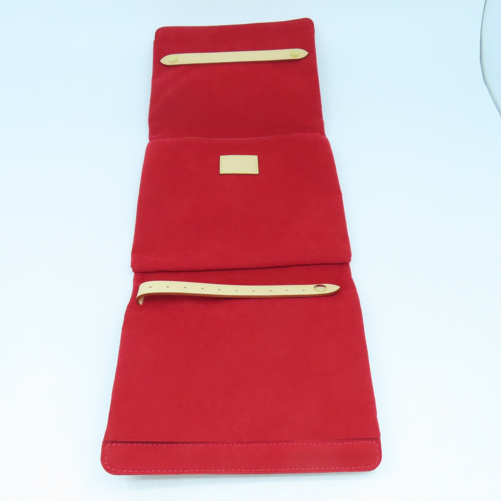 LOUIS VUITTON Monogram Nice Jewelry Case金扣首飾袋啡色