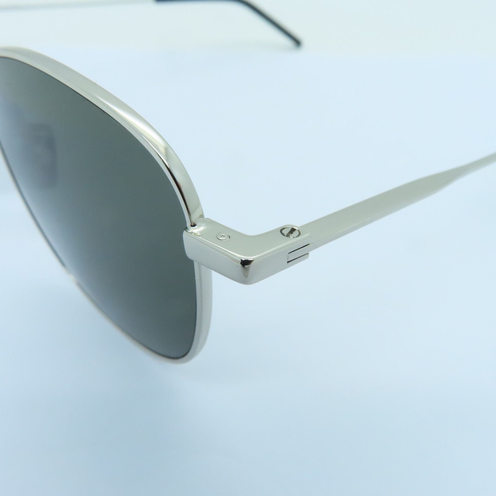 SAINT LAURENT PVC/金屬Sunglasses太陽眼鏡灰色