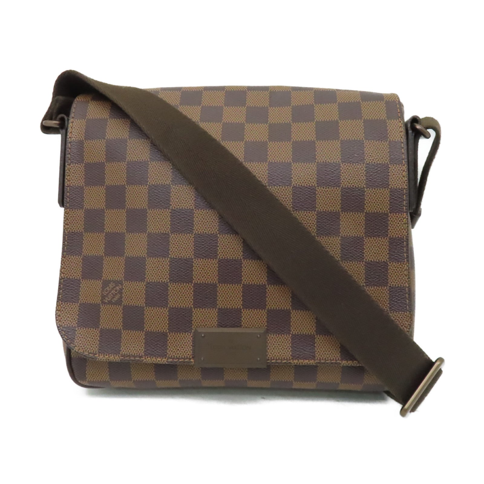LOUIS VUITTON Damier District PM肩背袋啡色