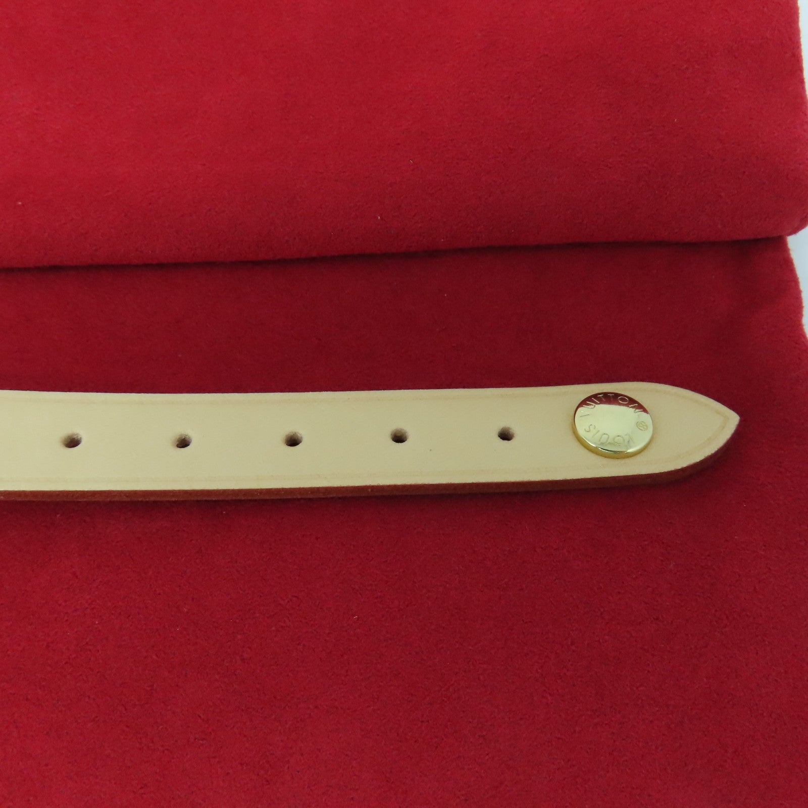 LOUIS VUITTON Monogram Nice Jewelry Case金扣首飾袋啡色