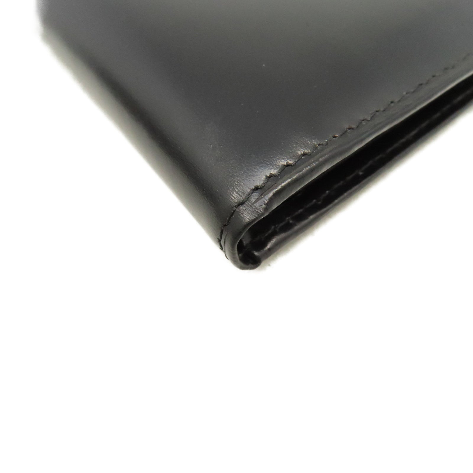 VERSACE 牛皮皮革Wallet短錢包黑色