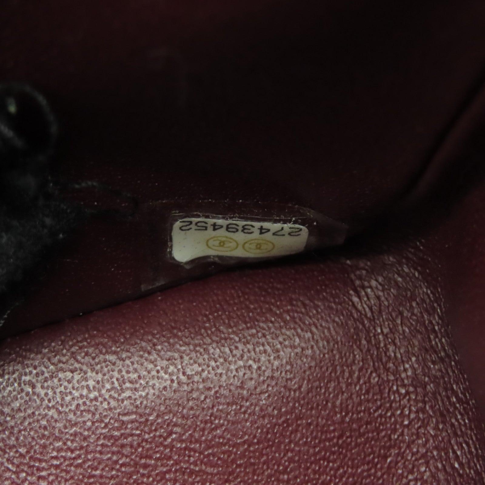 CHANEL 菱格羊皮皮革Jumbo金扣鏈帶肩背袋黑色