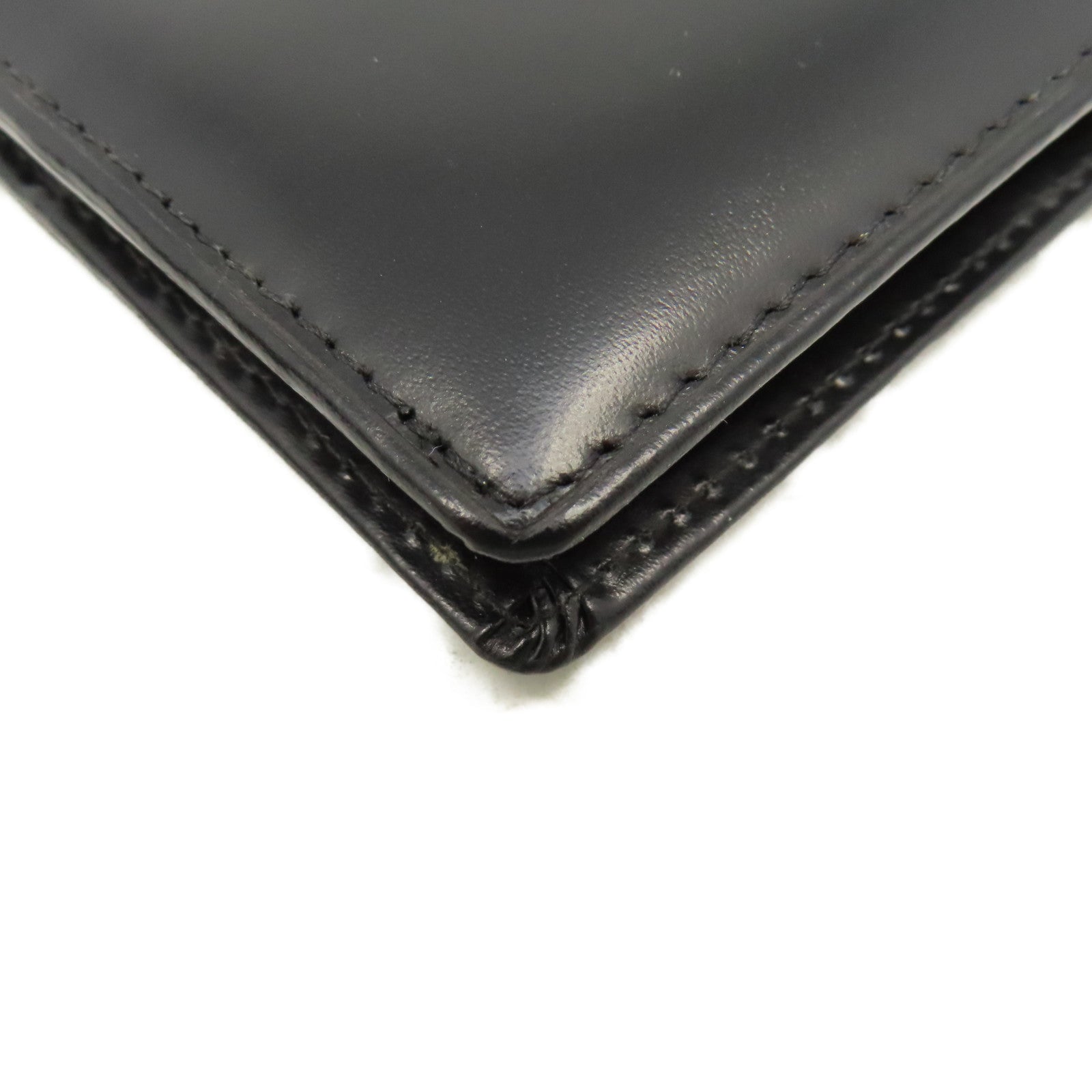 VERSACE 牛皮皮革Wallet短錢包黑色