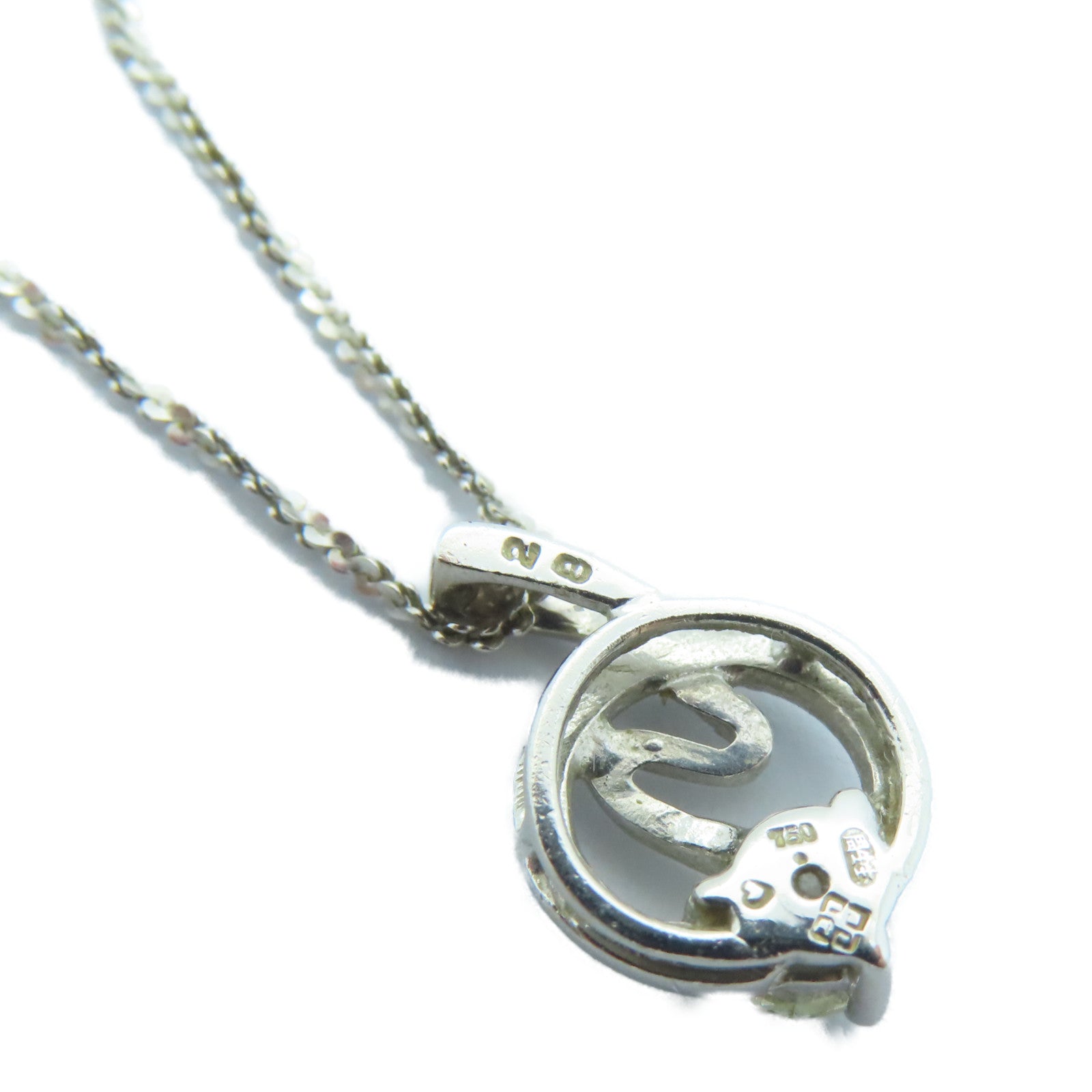JEWELRY 【激減優惠】18K白金Diamond Necklace 0.28ct鑽石頸錬