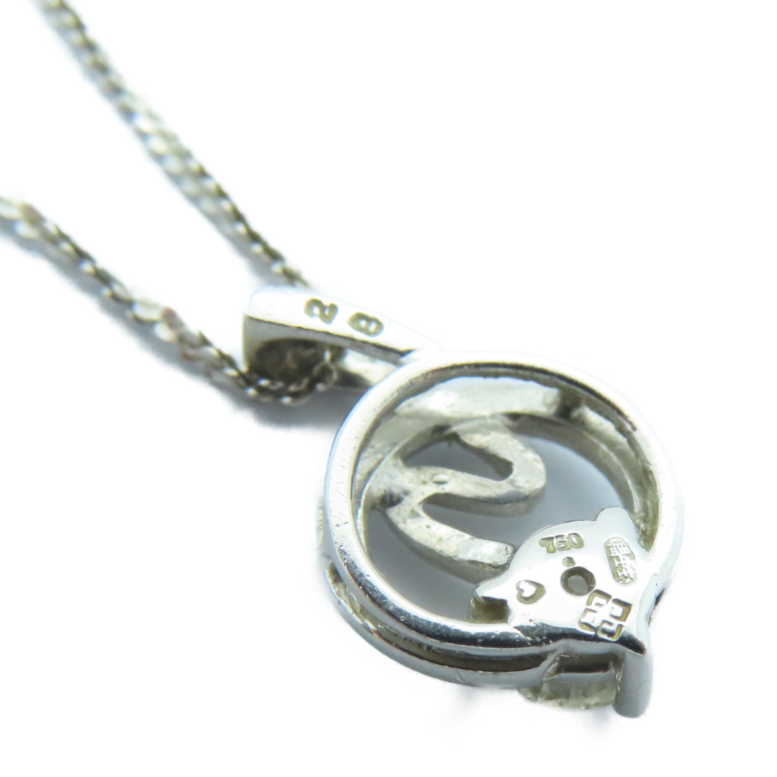 JEWELRY 【激減優惠】18K白金Diamond Necklace 0.28ct鑽石頸錬