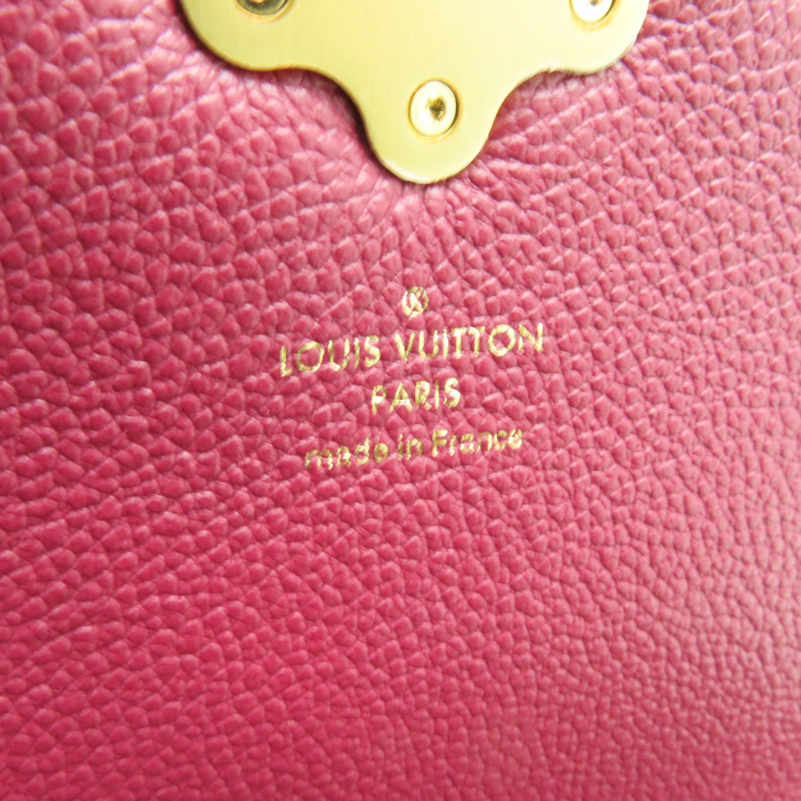 LOUIS VUITTON Damier Ebene Clapton金扣肩背袋啡色/酒紅色