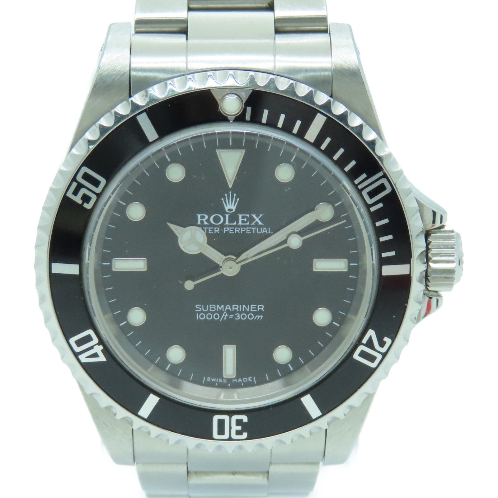 ROLEX Submariner 40mm Stainless Steel Watch Automatic Movement Black