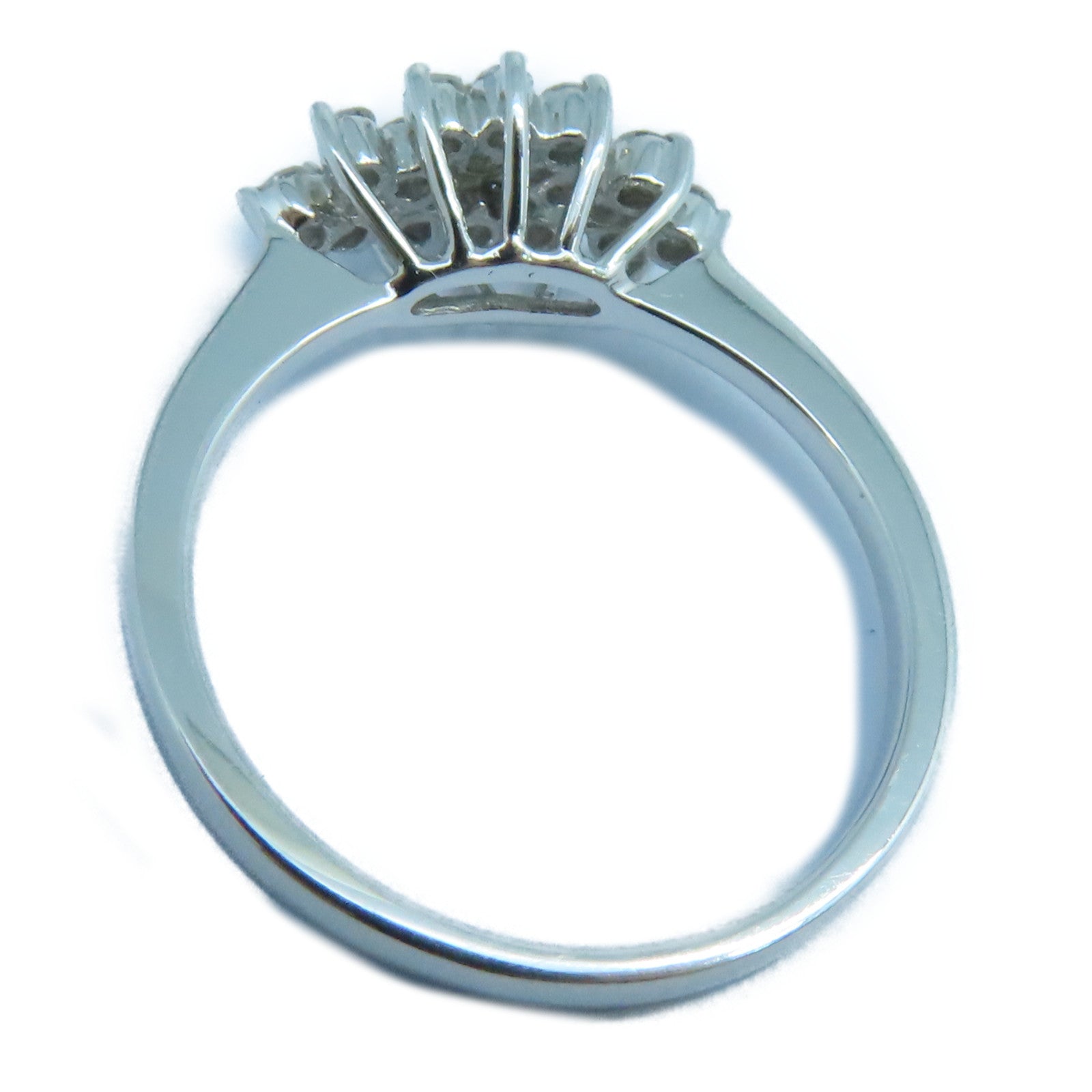JEWELRY 【激減優惠】18K白金Diamond Ring鑽石戒指US#6銀色