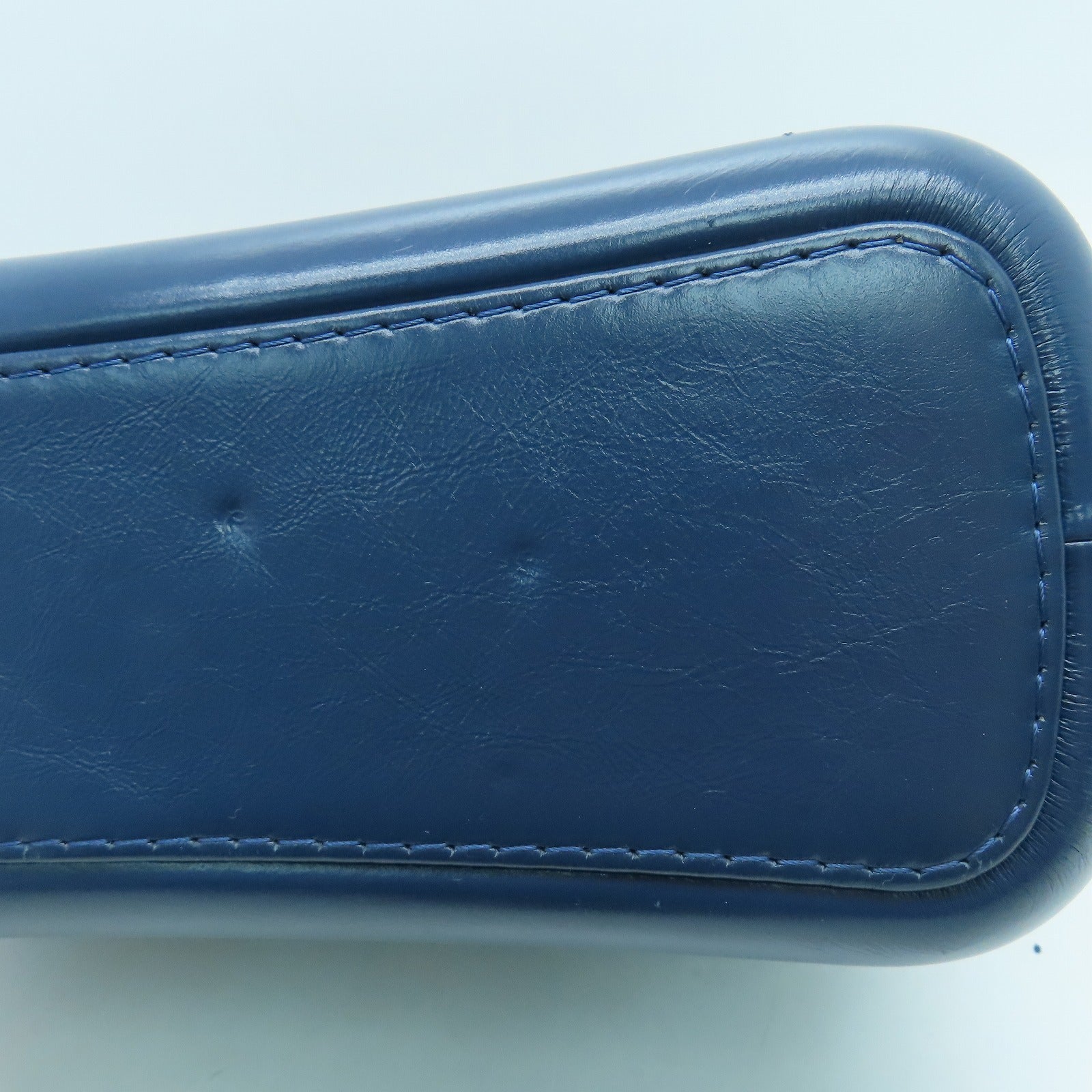 CHANEL rhombic cowhide leather Gabrielle 2Way Bag handle shoulder bag blue