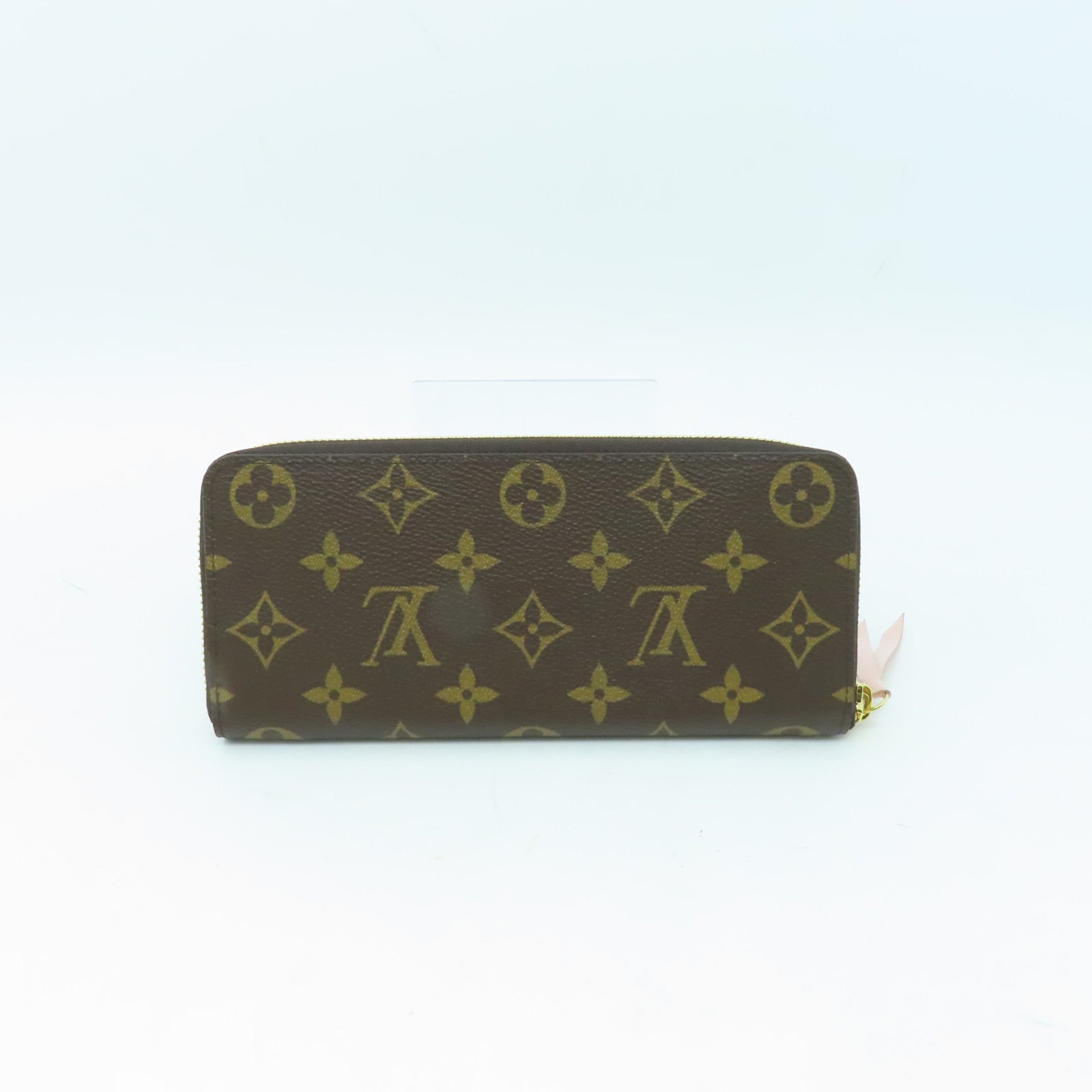 LOUIS VUITTON Monogram Clemence Wallet金扣長錢包啡色