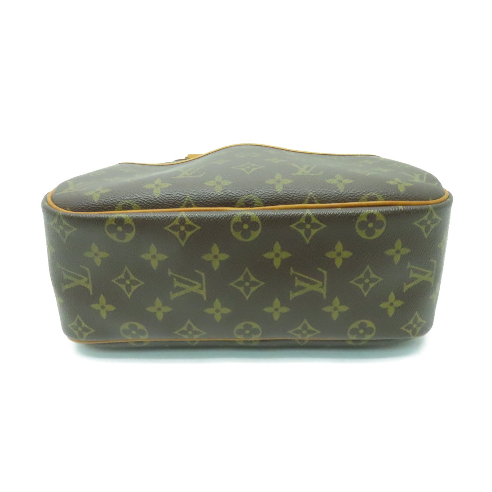 LOUIS VUITTON Monogram Trouville金扣手挽袋啡色