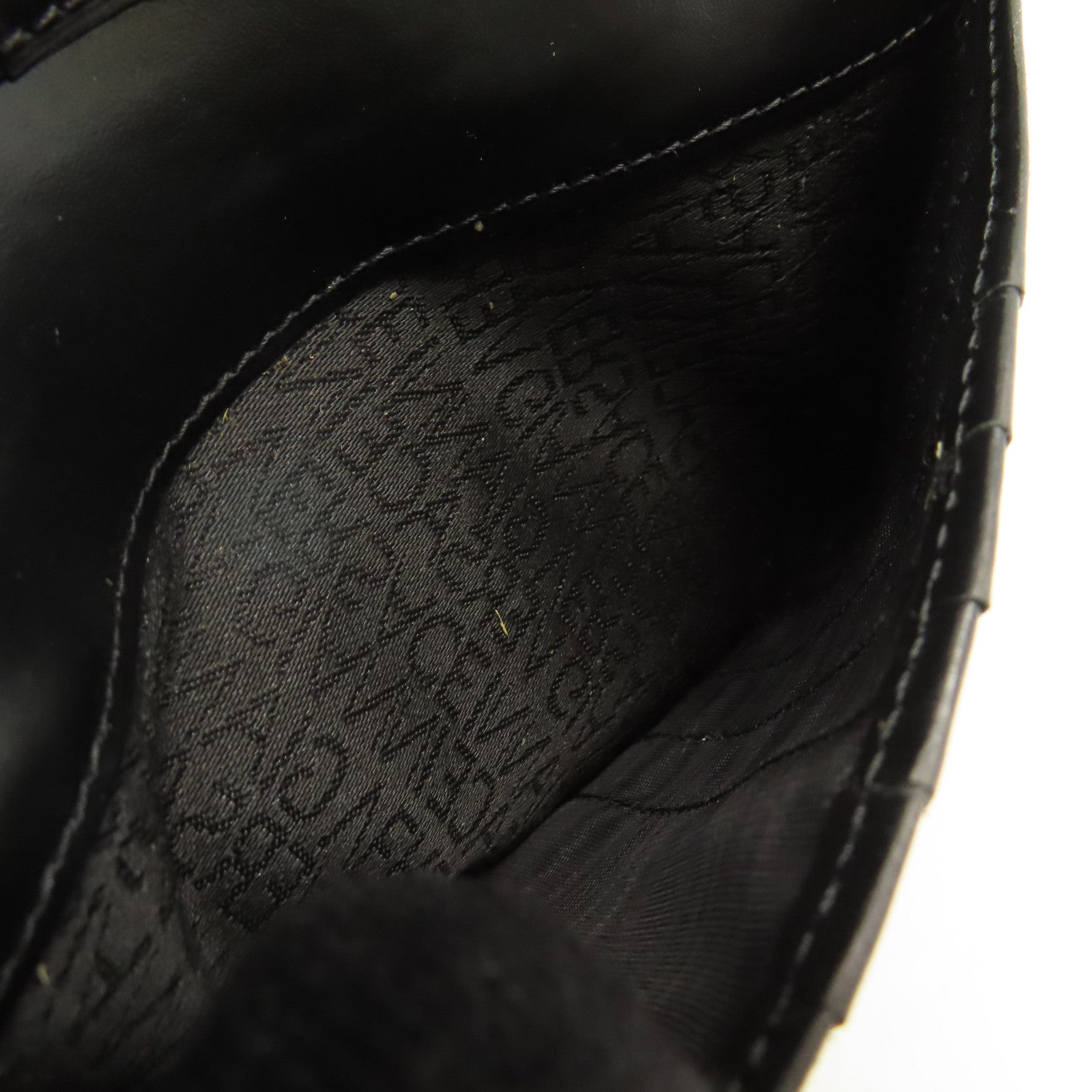VERSACE 牛皮皮革Wallet短錢包黑色