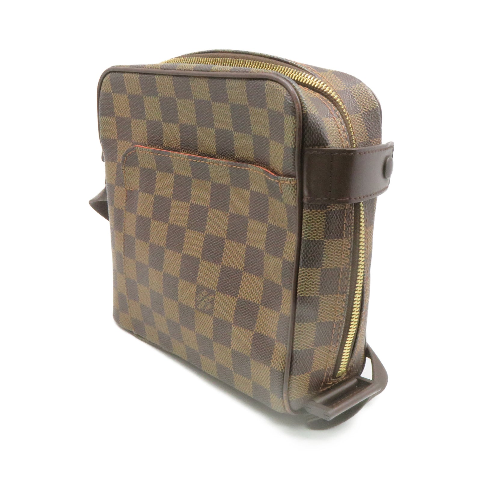 LOUIS VUITTON Damier Olav pm Shoulder Bag brown
